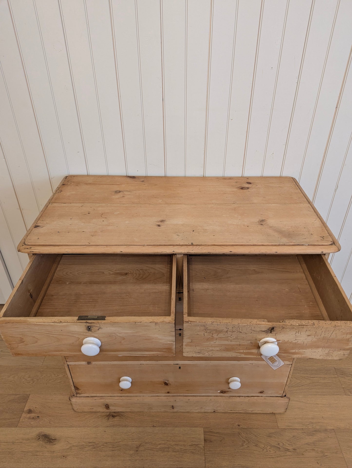 Victorian Pine 2 Over 3 Chest
