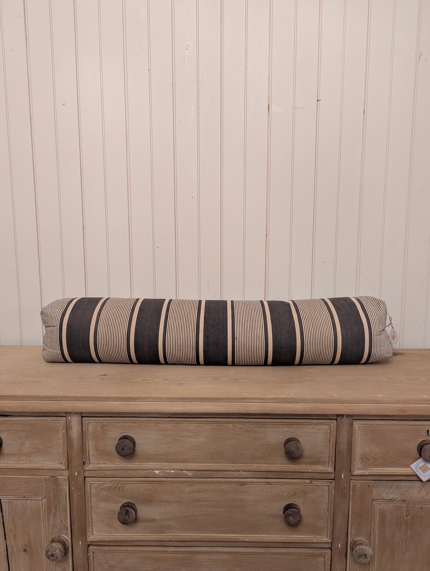 French Ticking Bolster Pillow