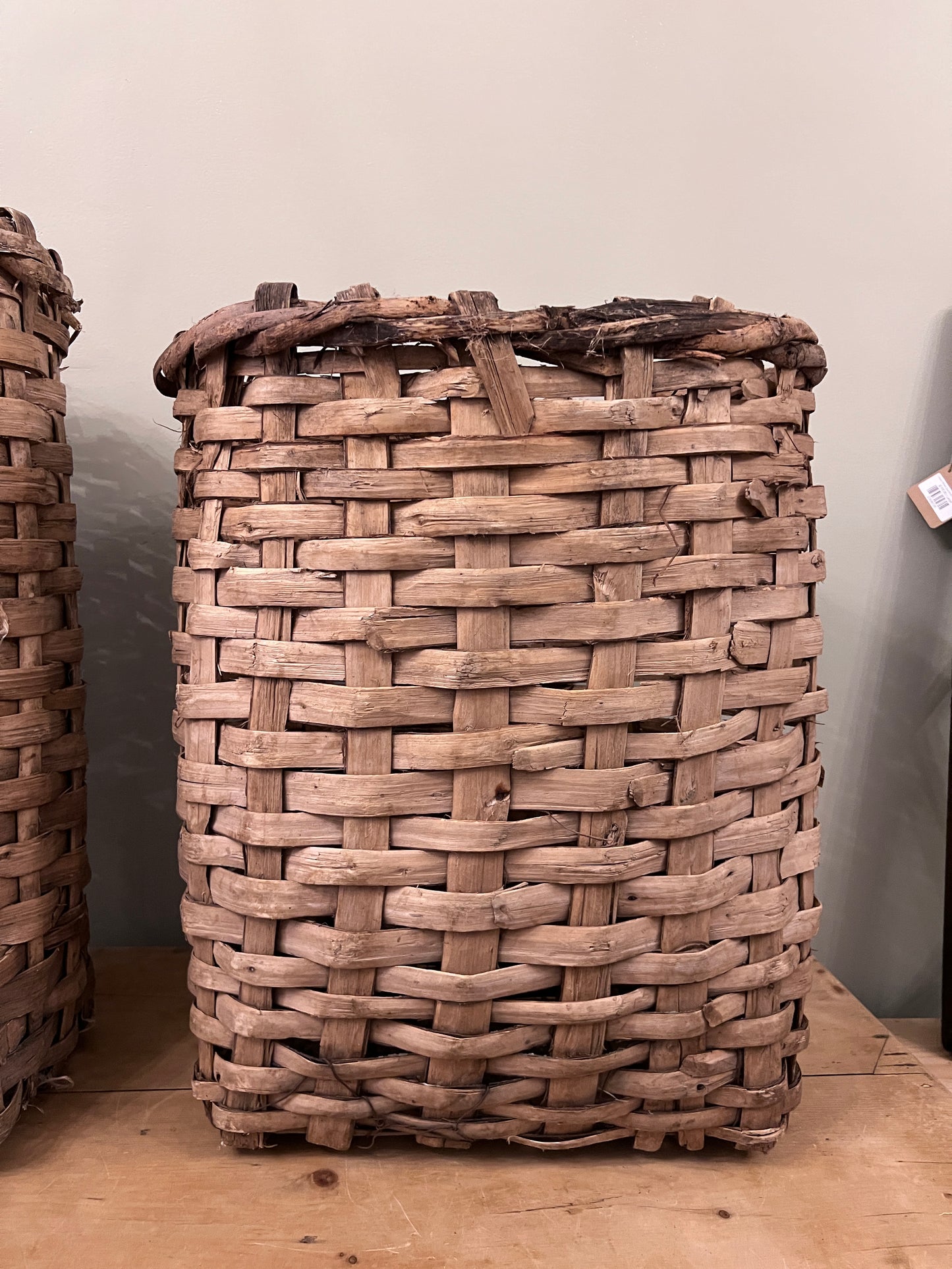 Woven Cotton Bushel Baskets