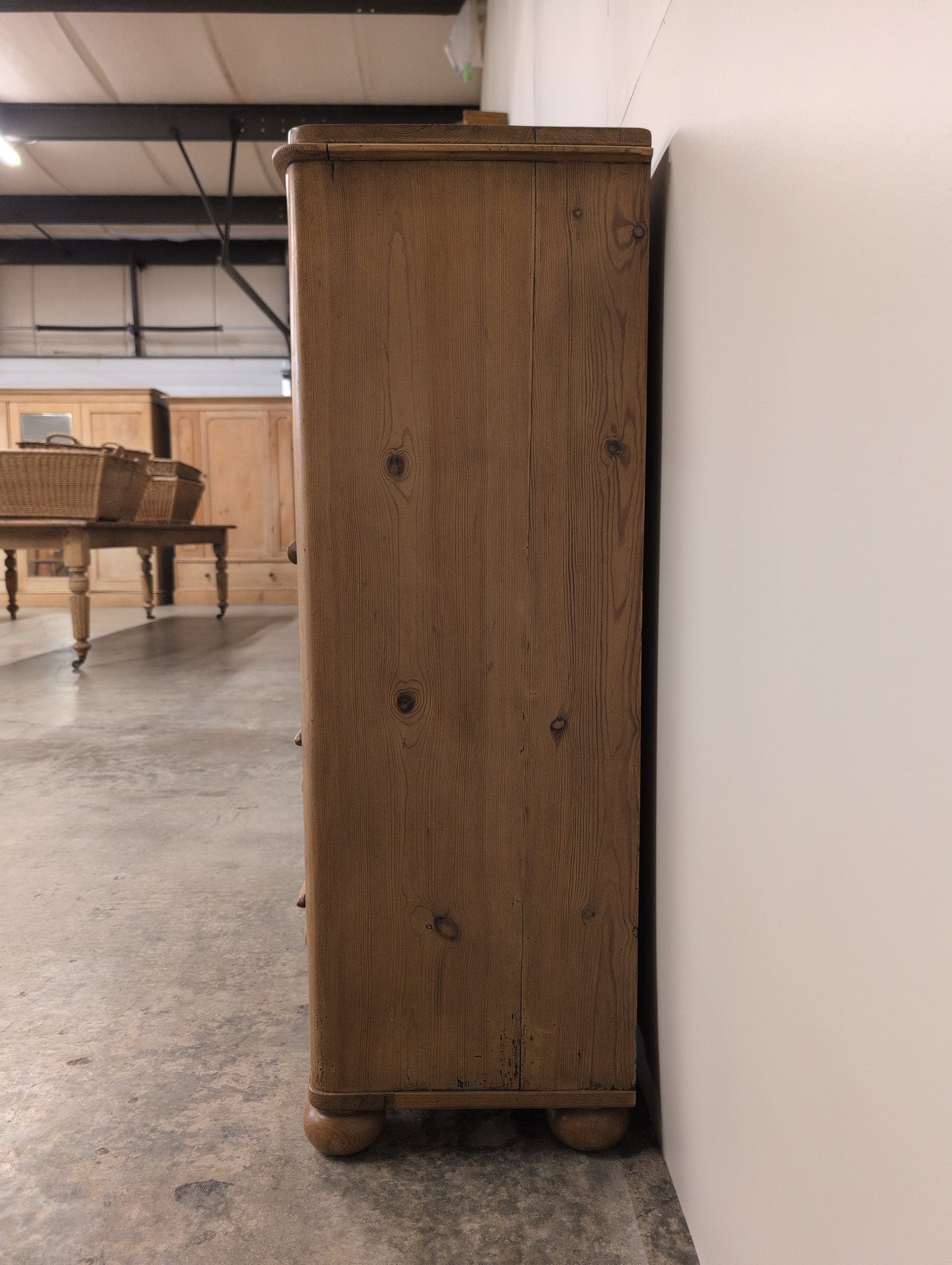 European Pine Secretary Desk