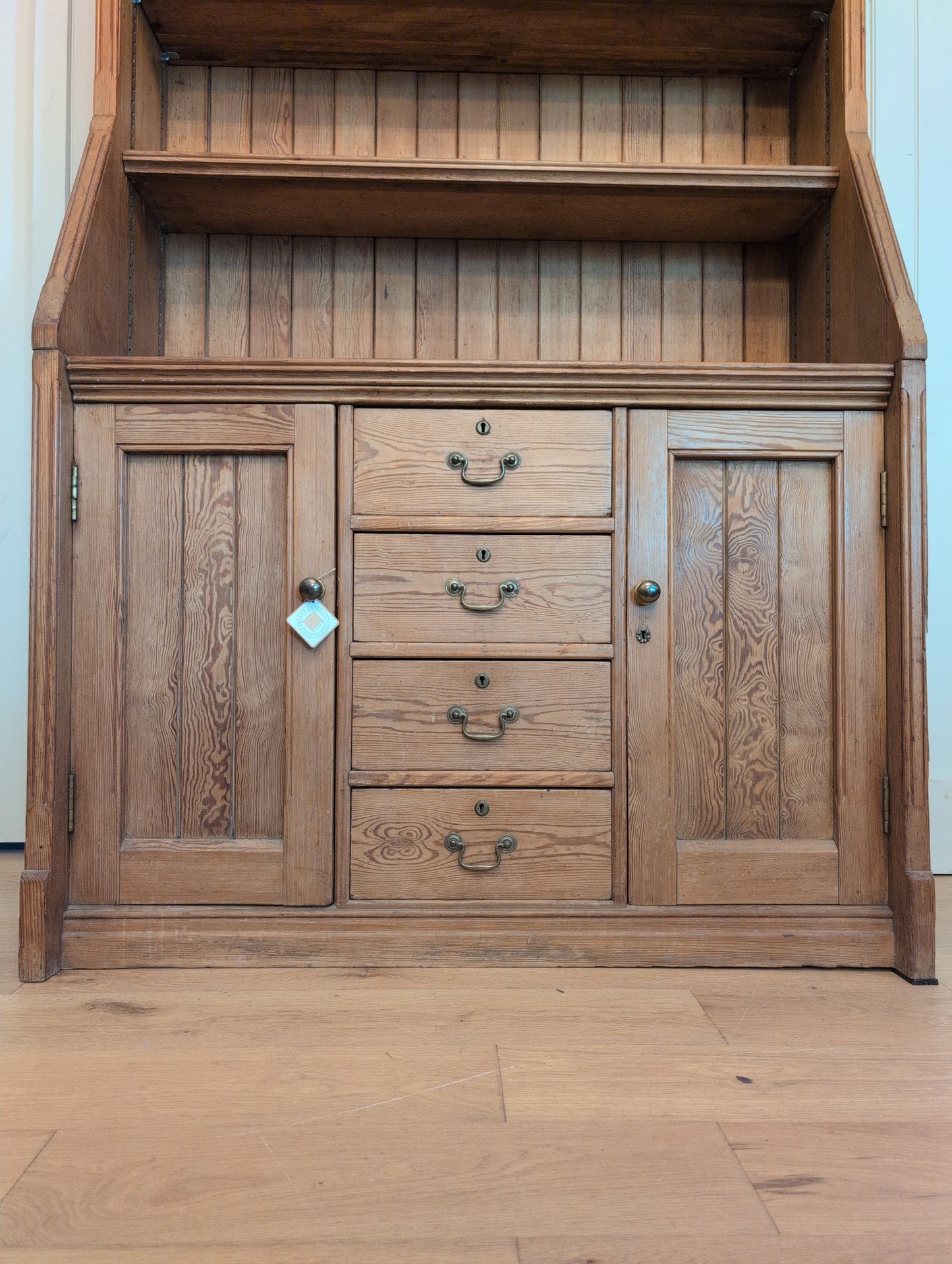 Edwardian Pine Church Hutch