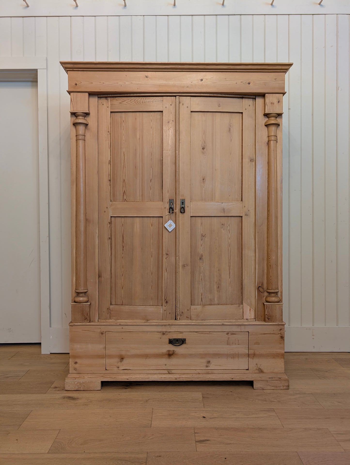 Turned Post Two Door Wardrobe