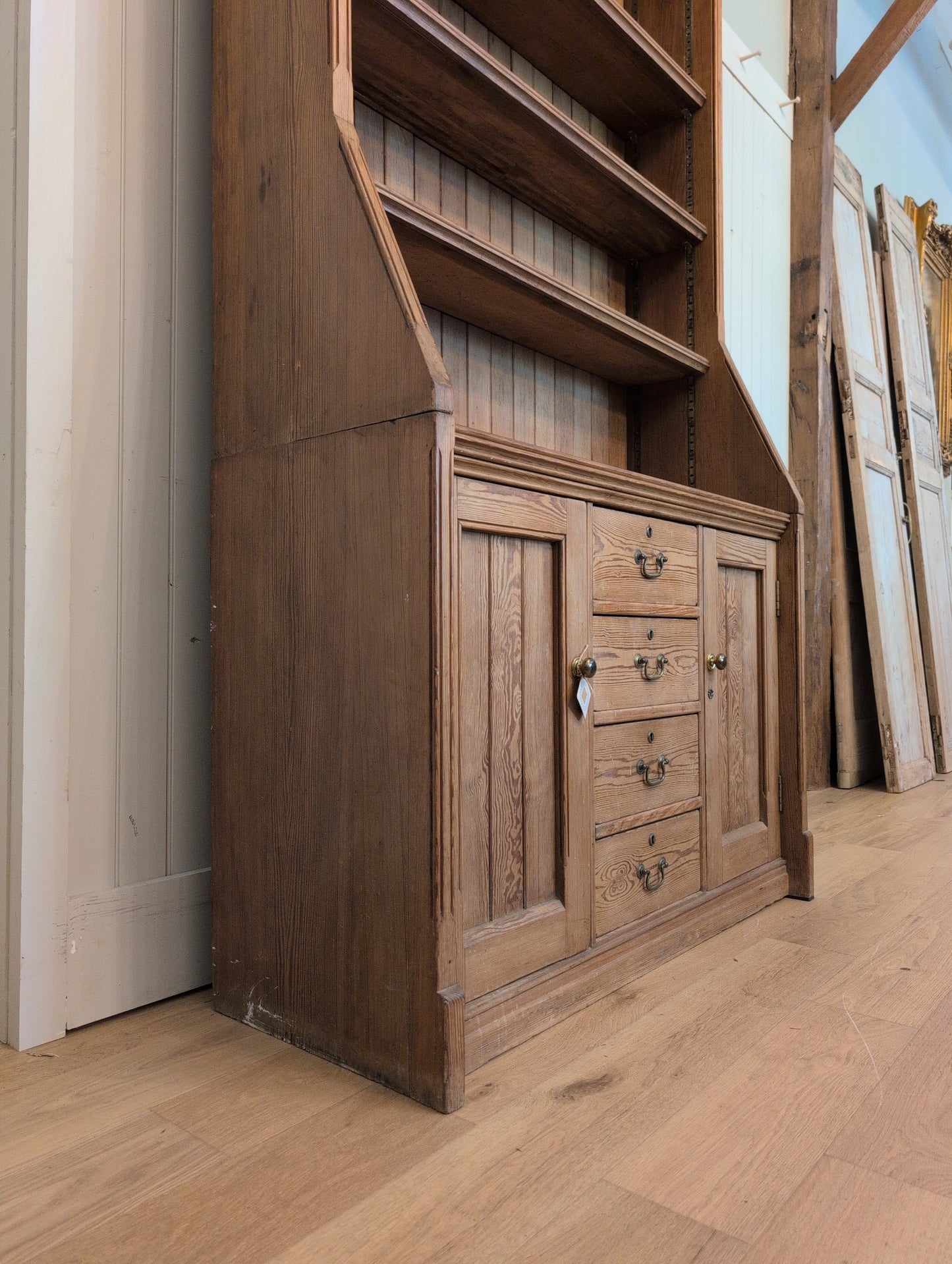Edwardian Pine Church Hutch