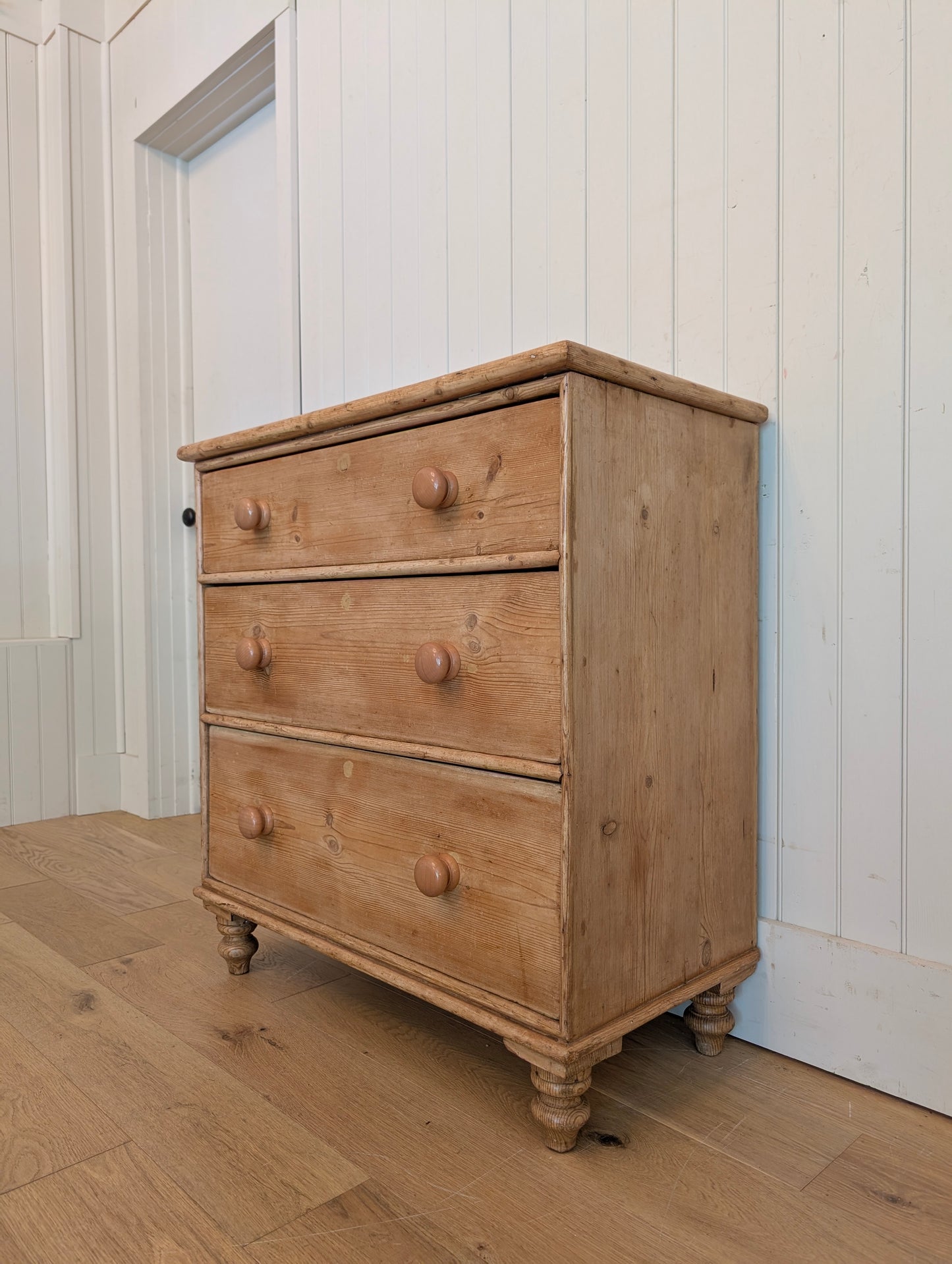 Grand 3 Drawer Pine Chest
