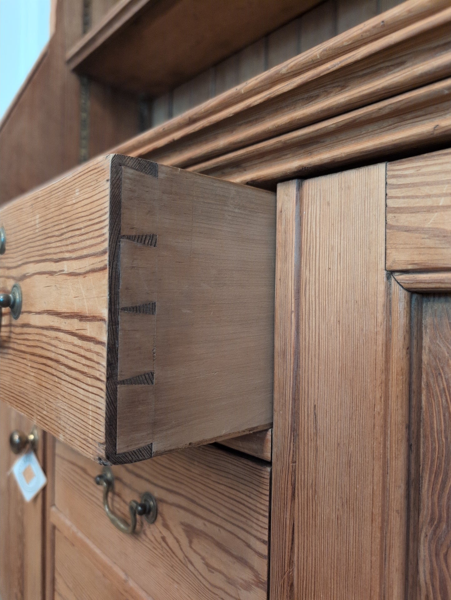 Edwardian Pine Church Hutch