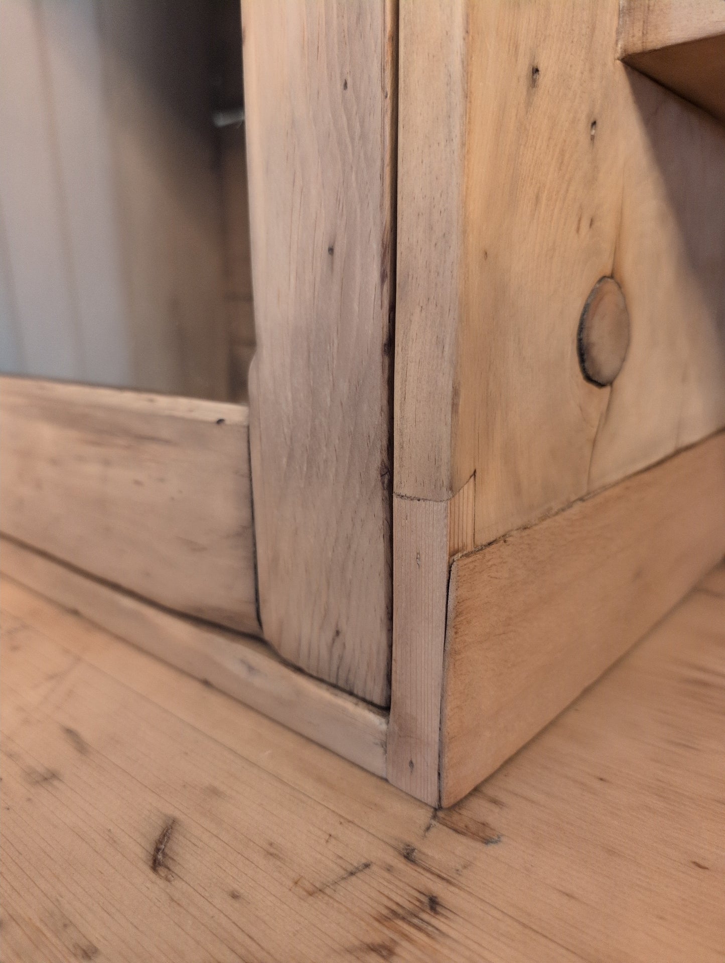 Glazed Dog Kennel Dresser