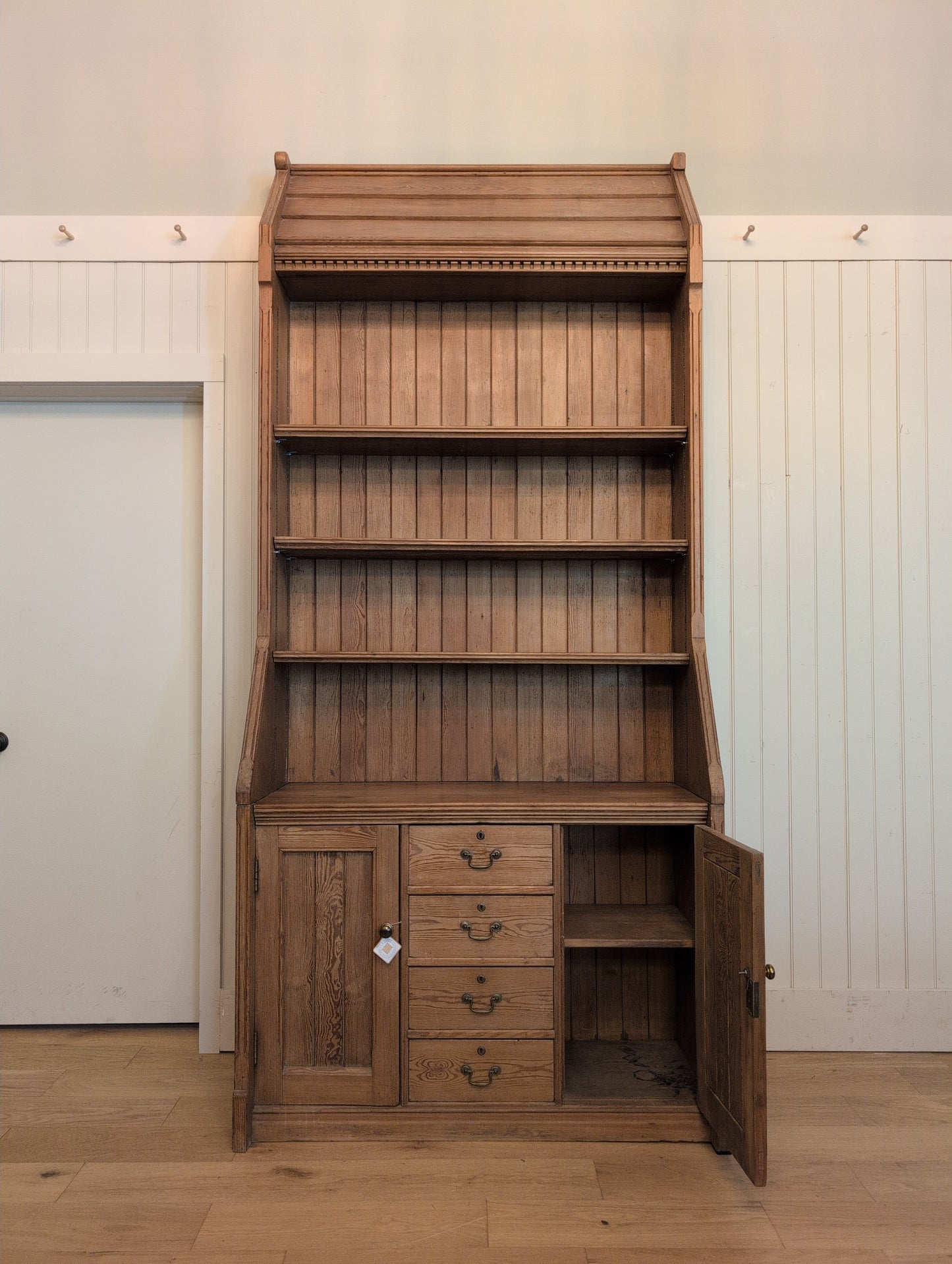 Edwardian Pine Church Hutch