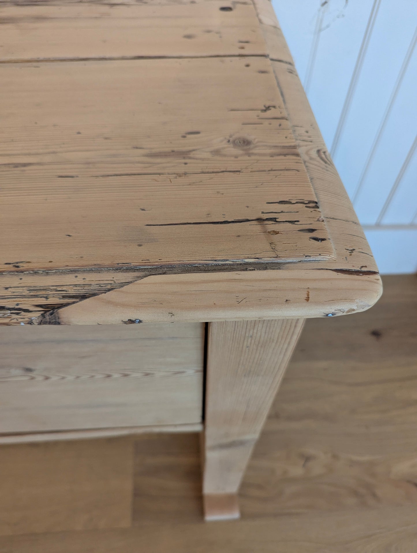 3 Drawer Pine Console Table