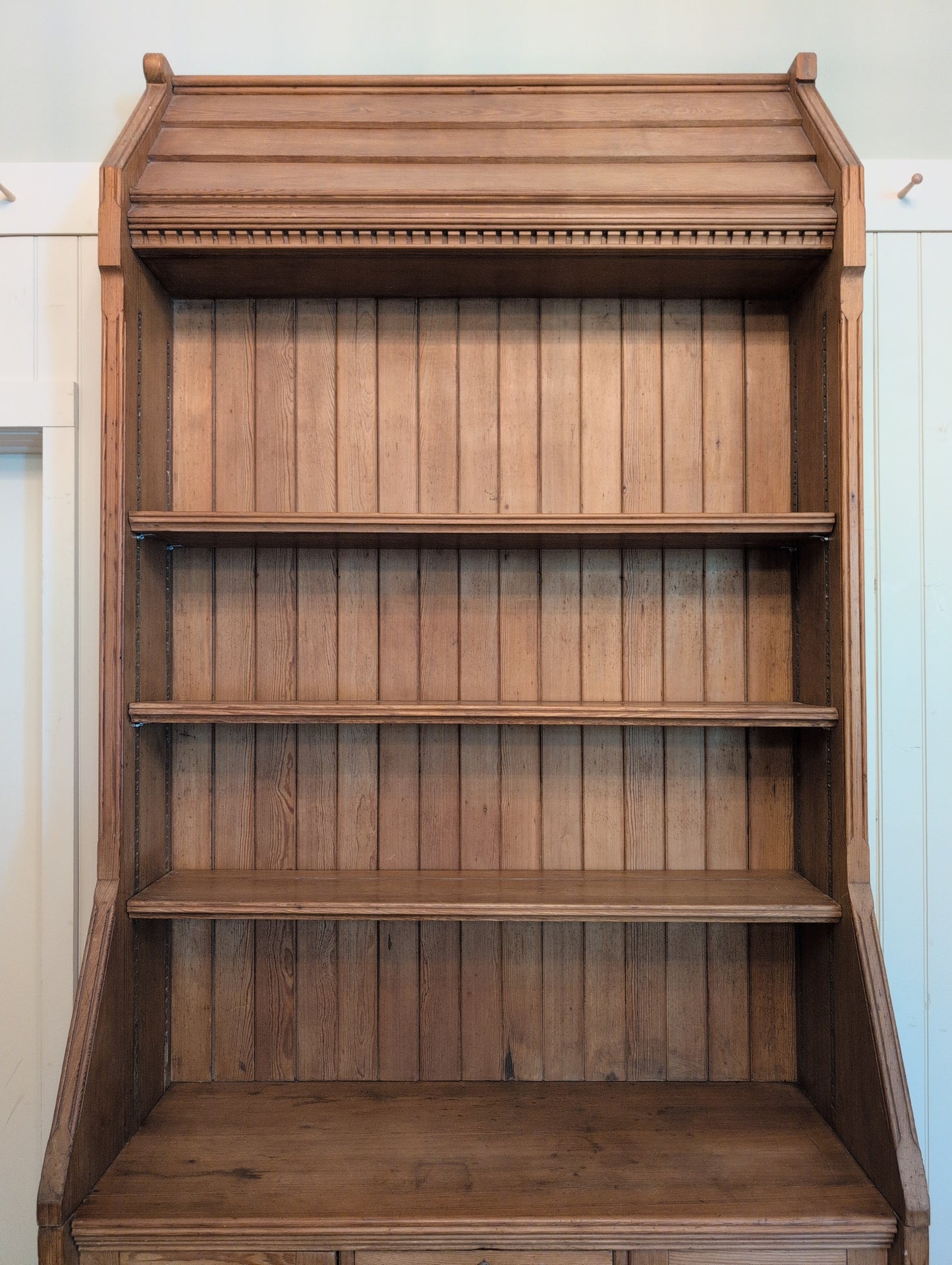 Edwardian Pine Church Hutch