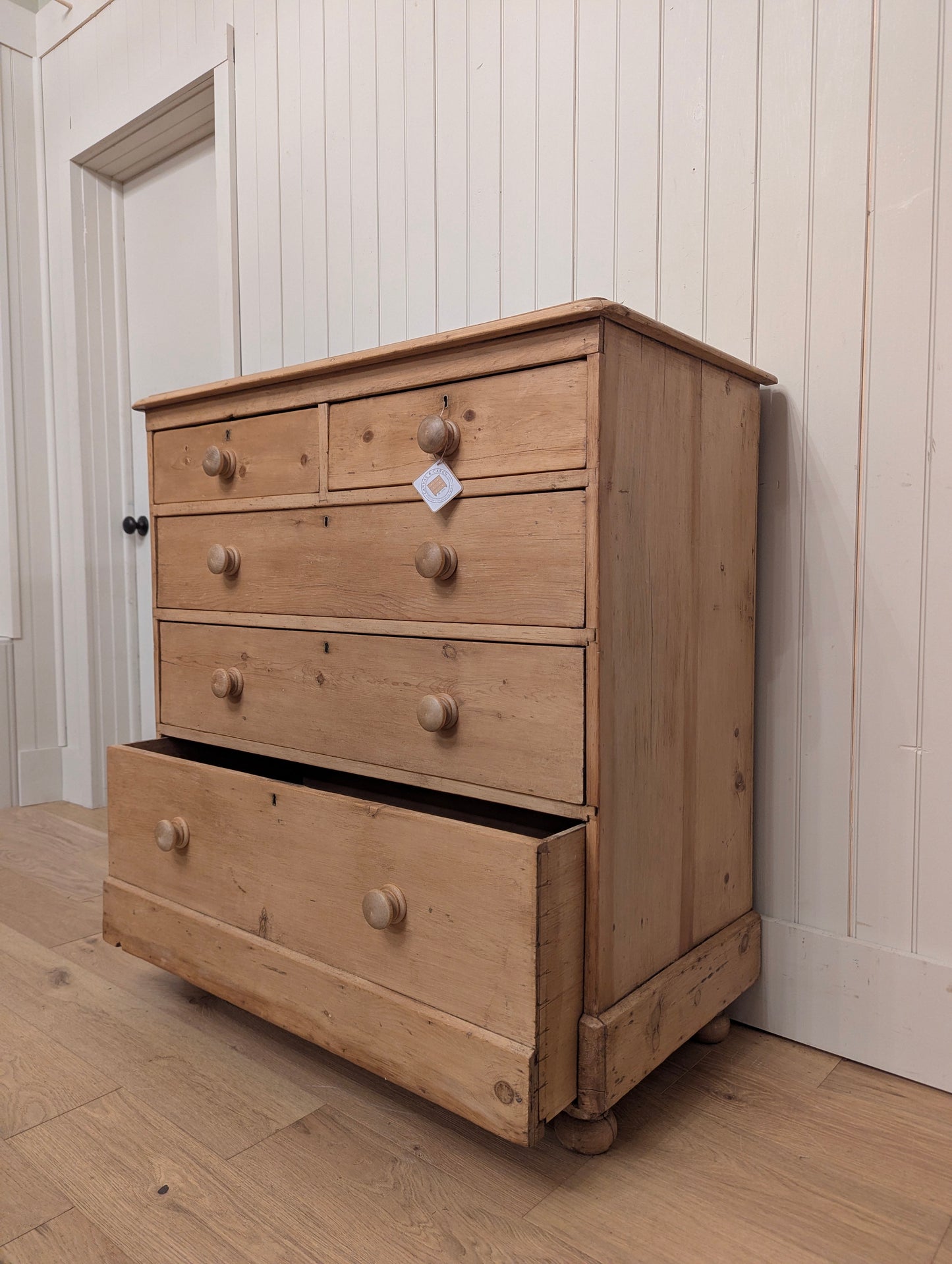 C. 1890 English Pine Chest