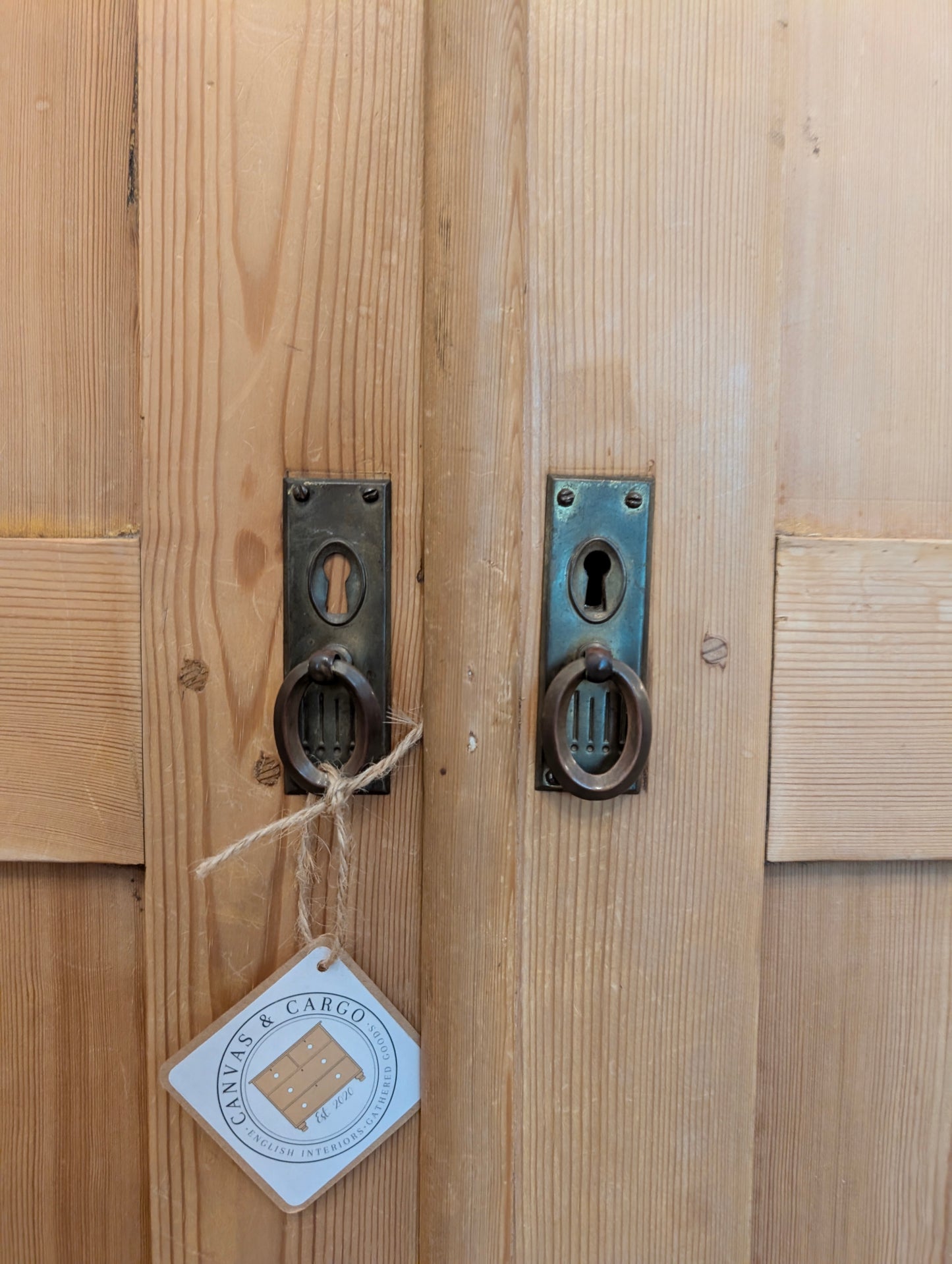 Turned Post Two Door Wardrobe