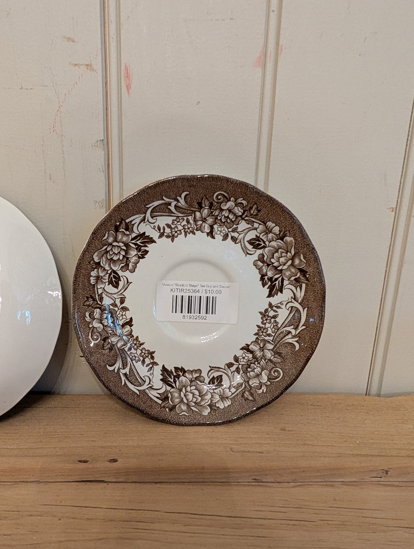Meakin "Stratford Stage" Tea Cup and Saucer