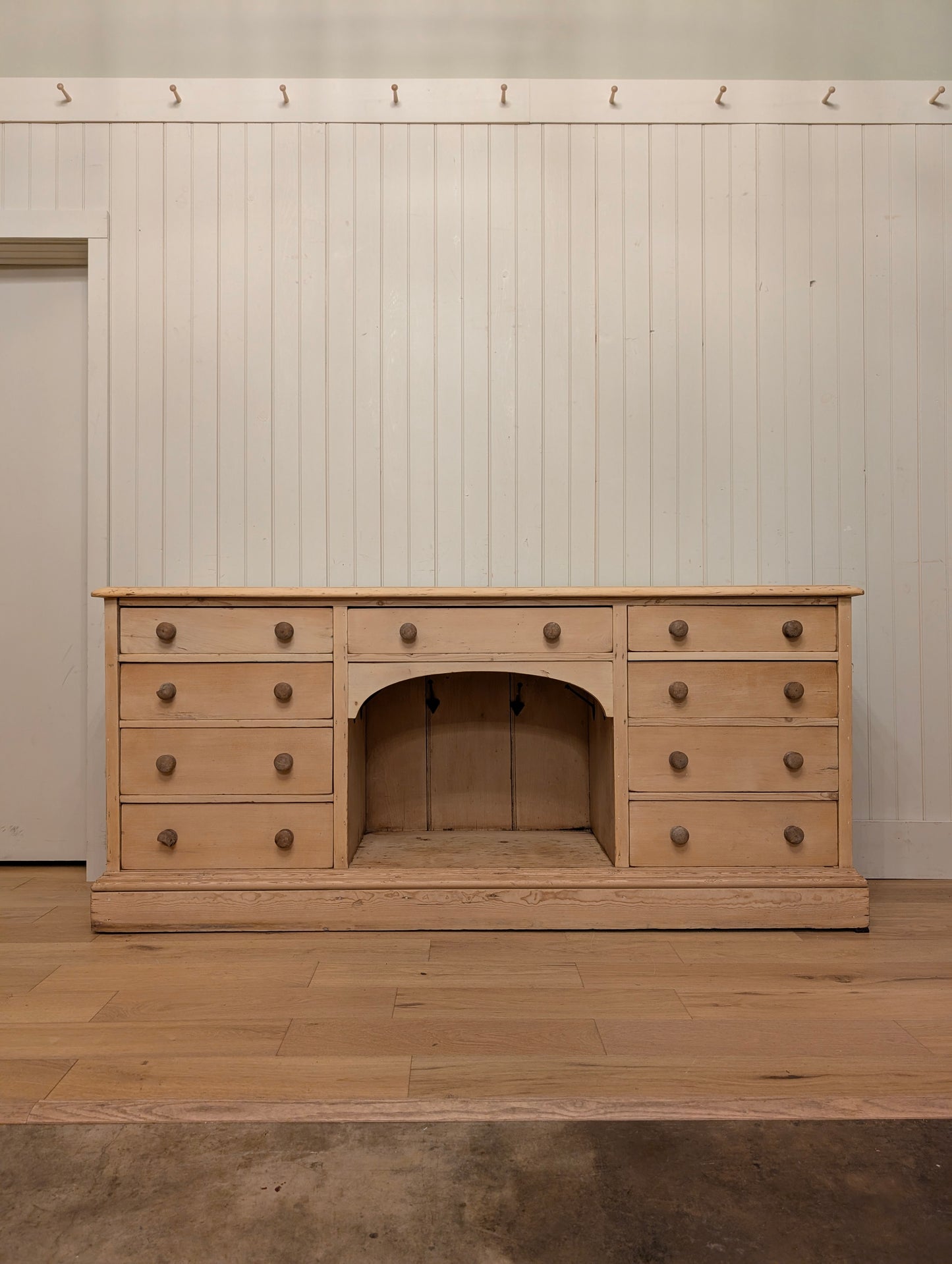 English Pine Dog Kennel Sideboard