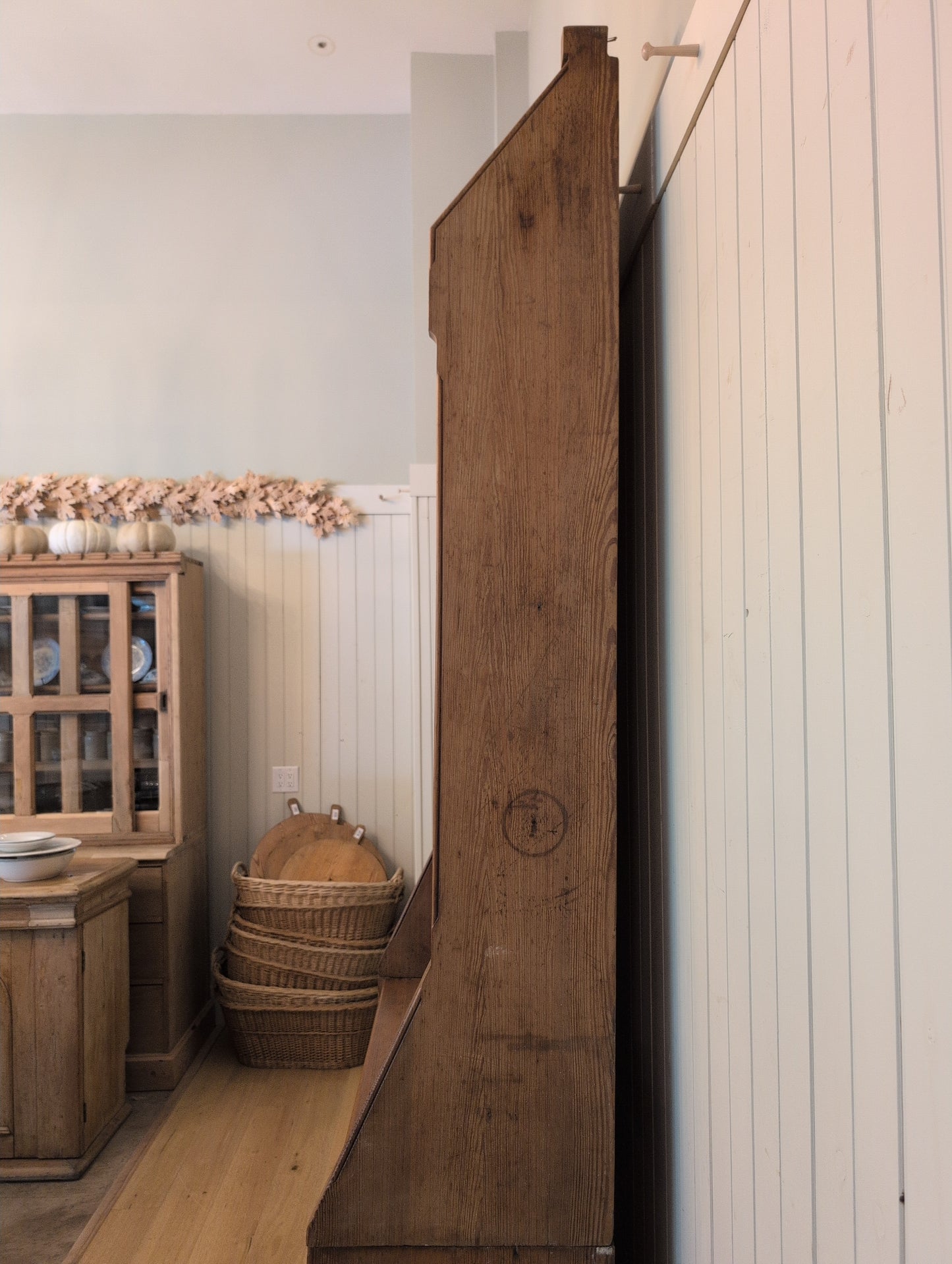 Edwardian Pine Church Hutch