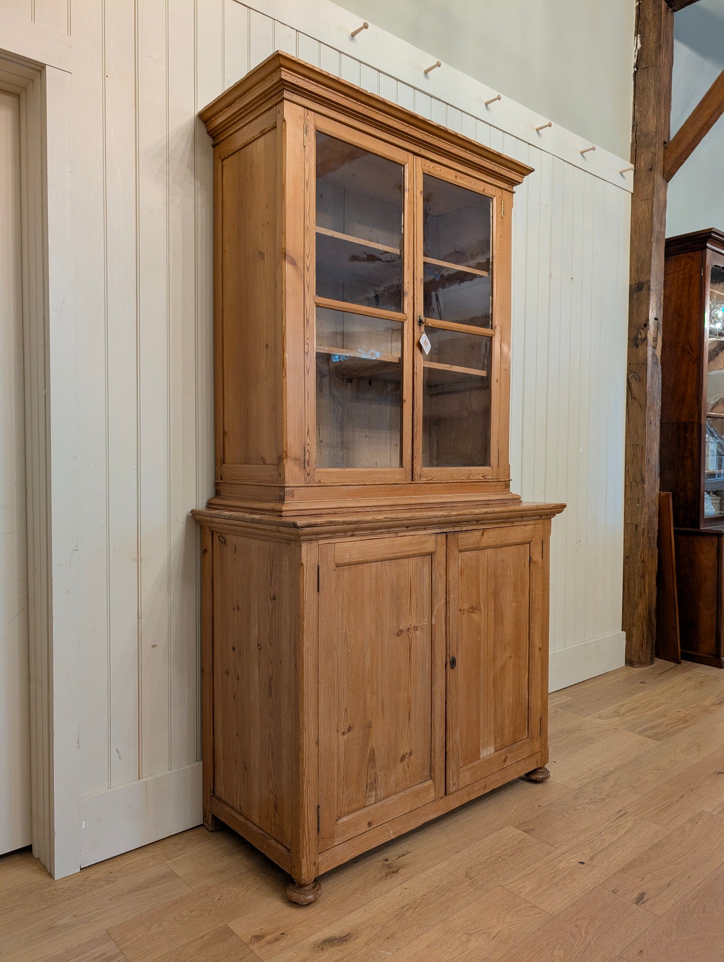 2pc Glass Door Hutch