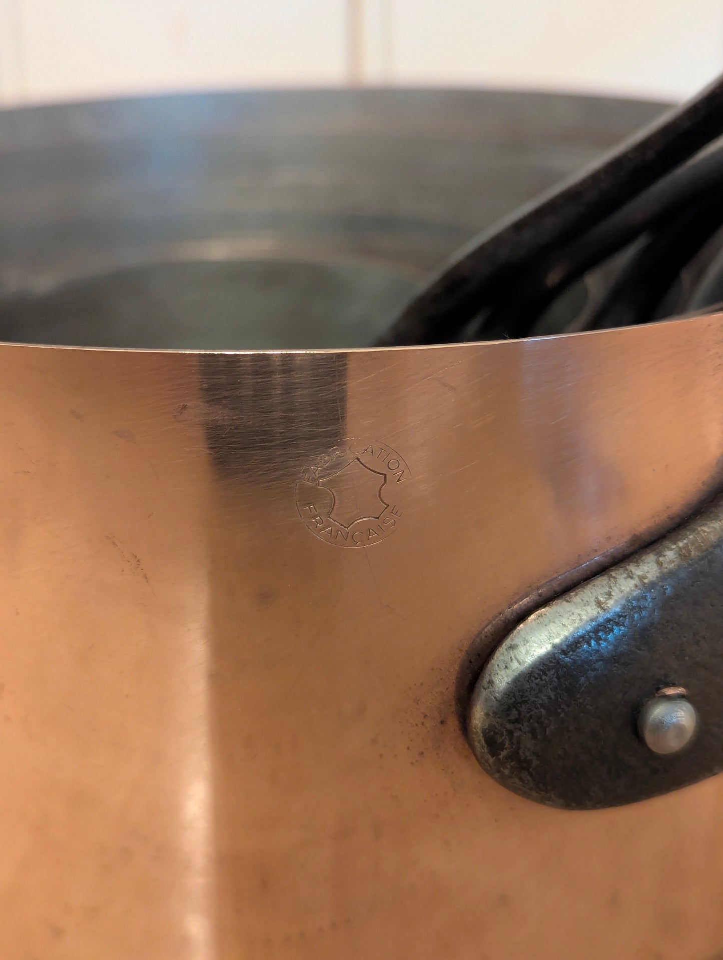 French Copper Pans (Set of 6)