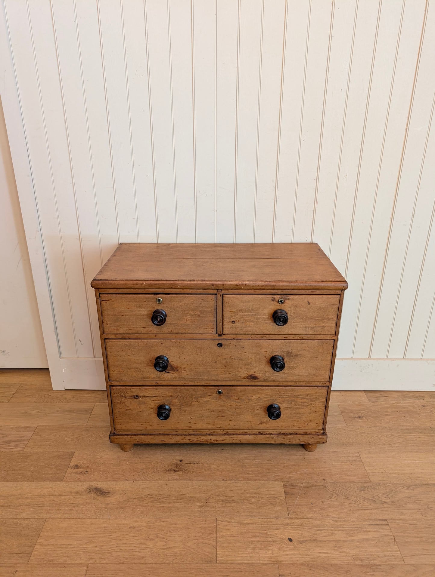 2 Over 2 Pine Chest - Dark Knob