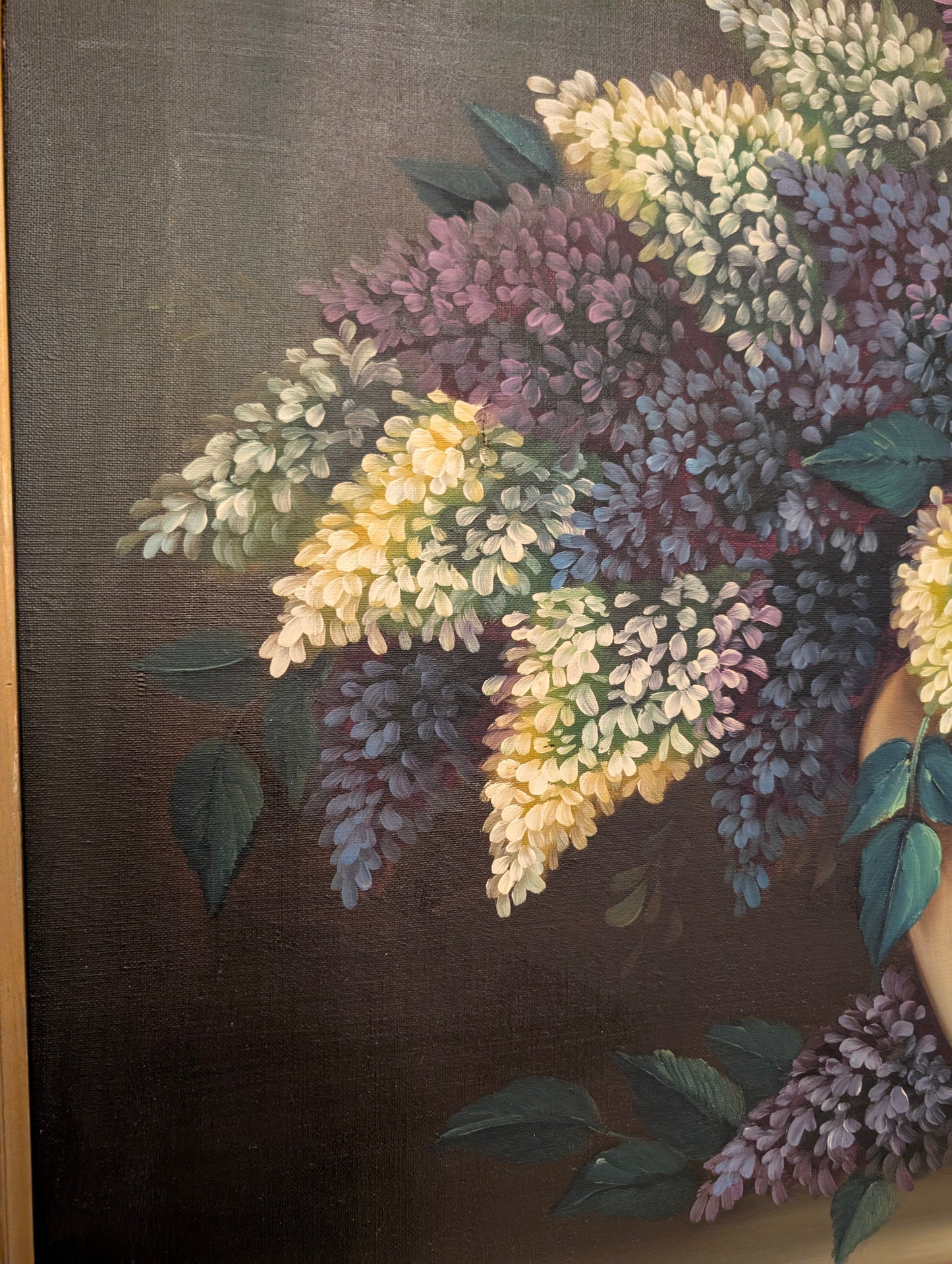 Pheasant and Lilac Oil Painting