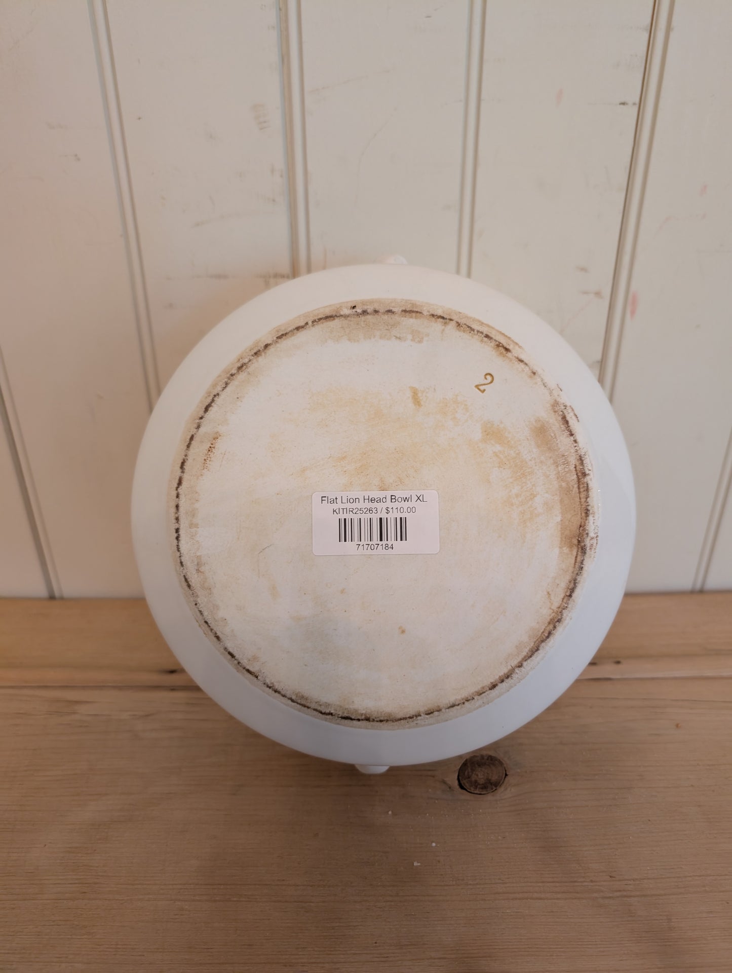 French Lion Head Serving Bowl
