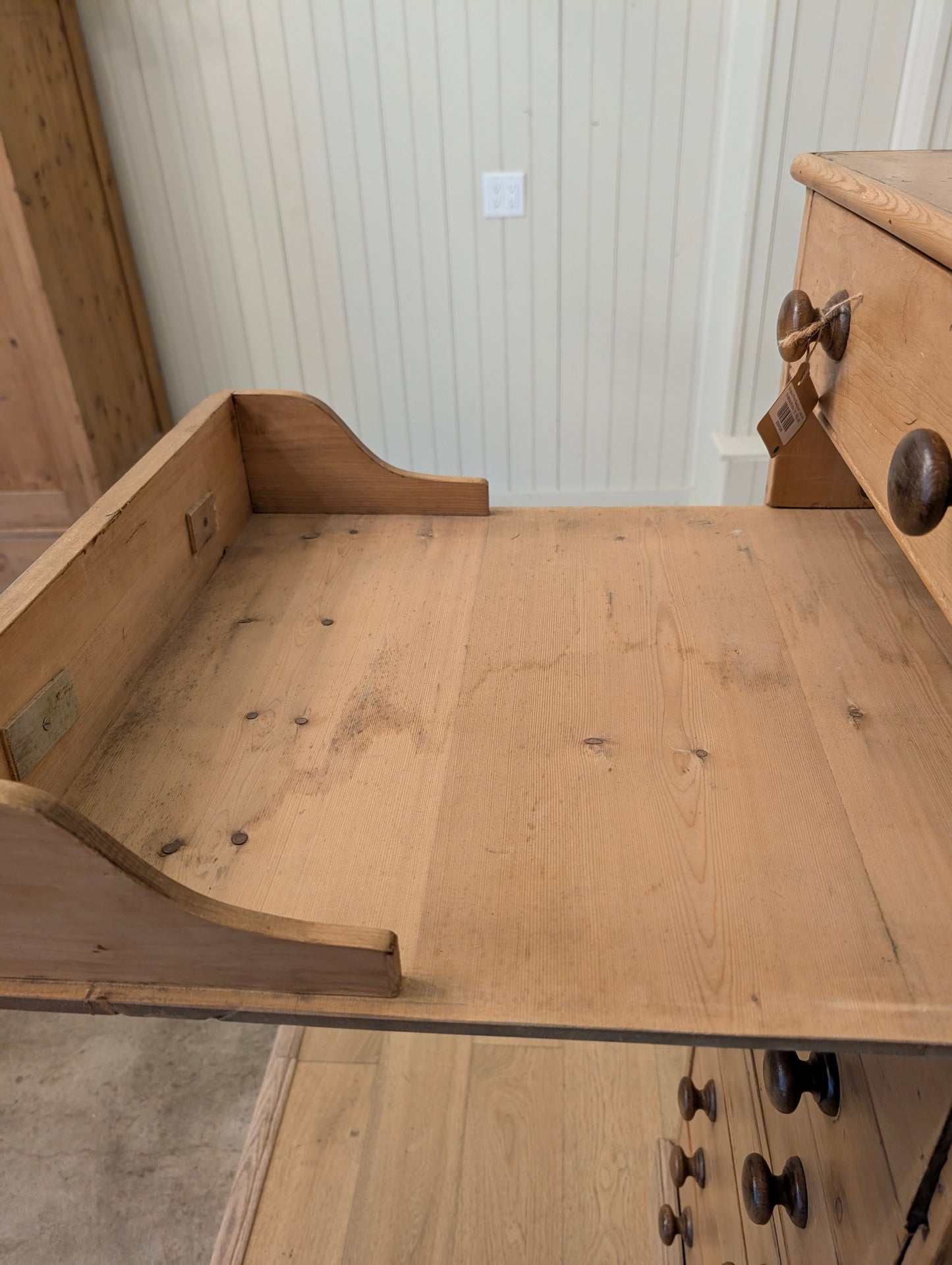 English Pine Specimen Cabinet