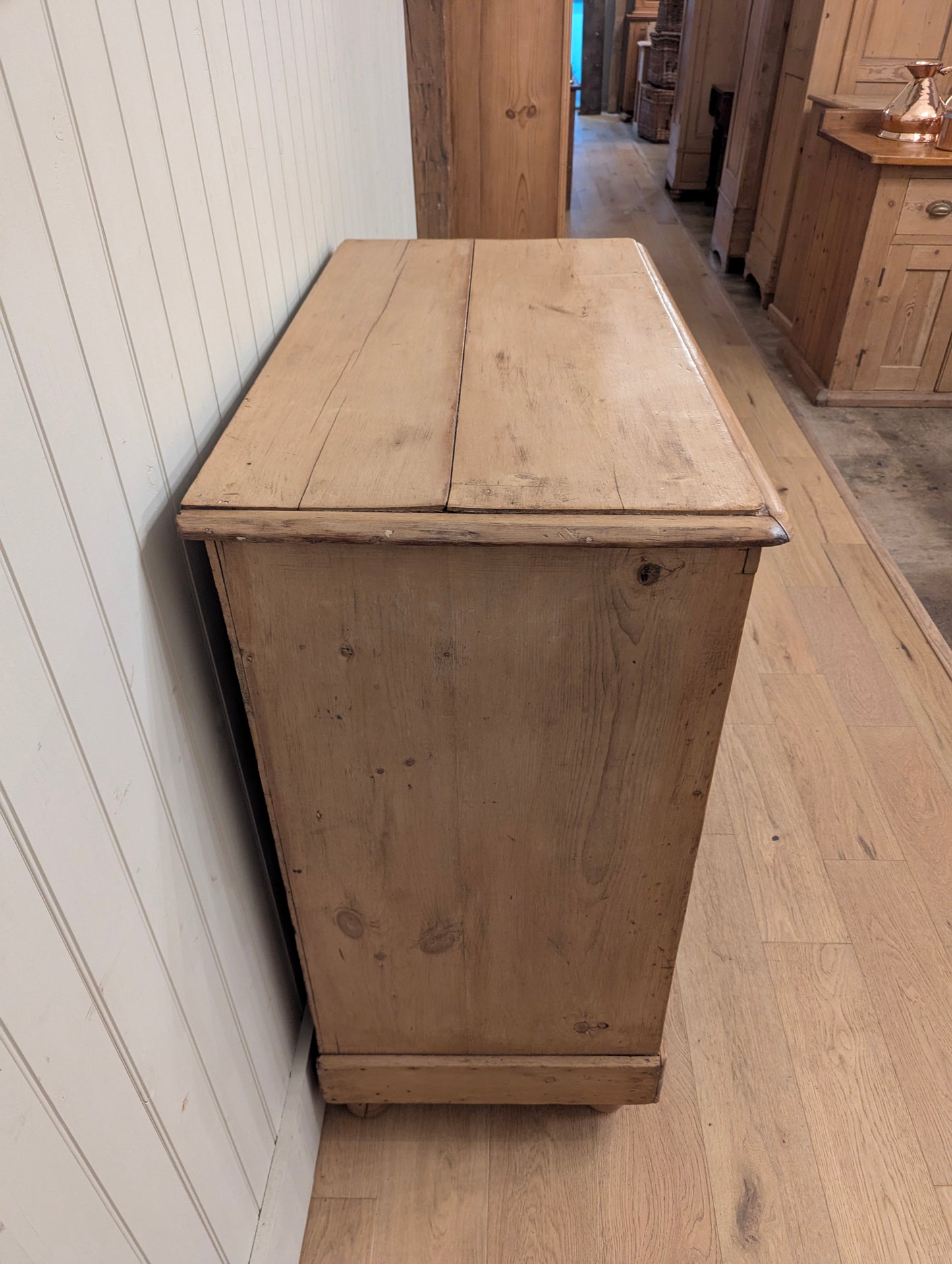 C. 1890 English Pine Chest