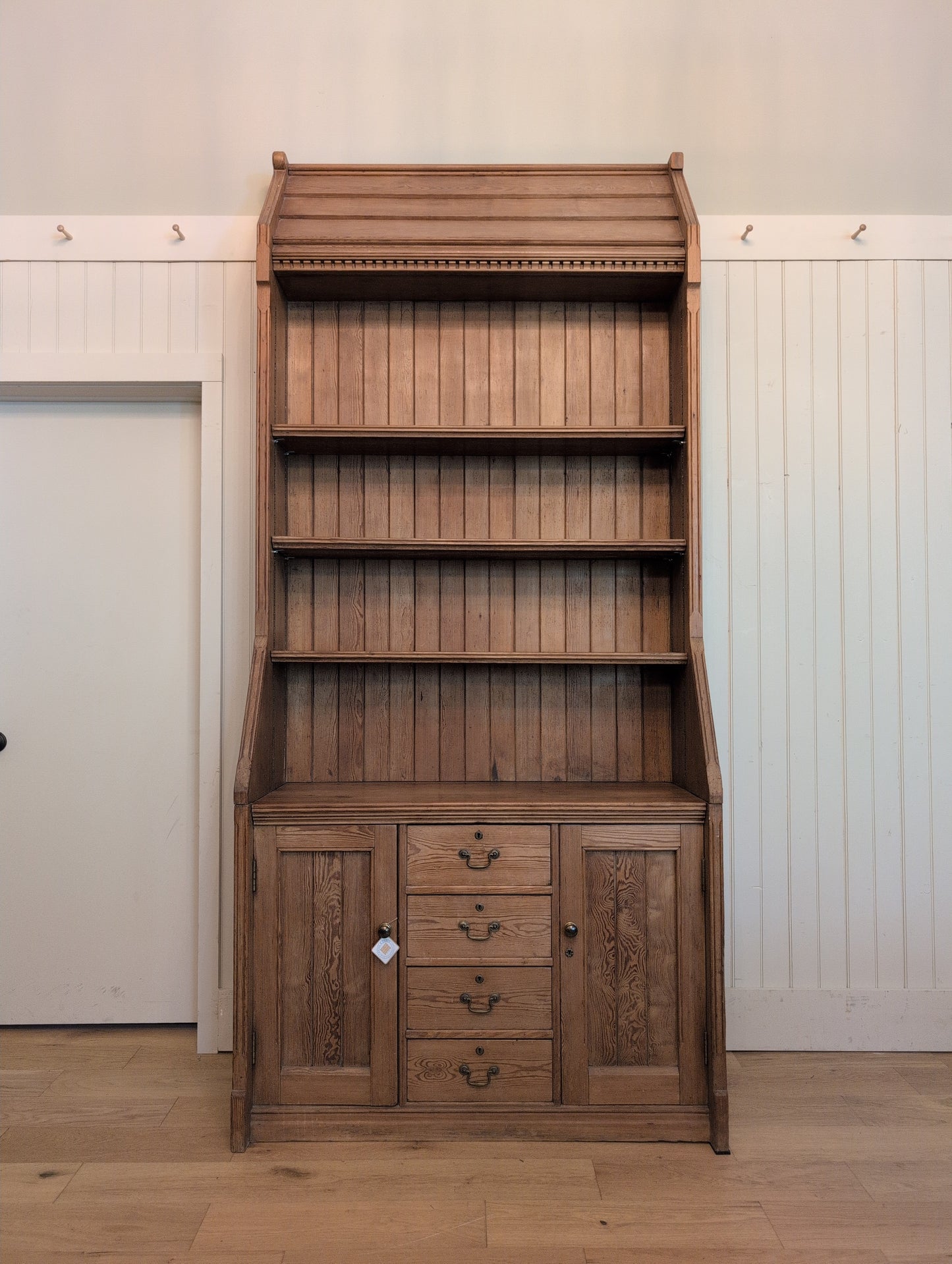 Edwardian Pine Church Hutch