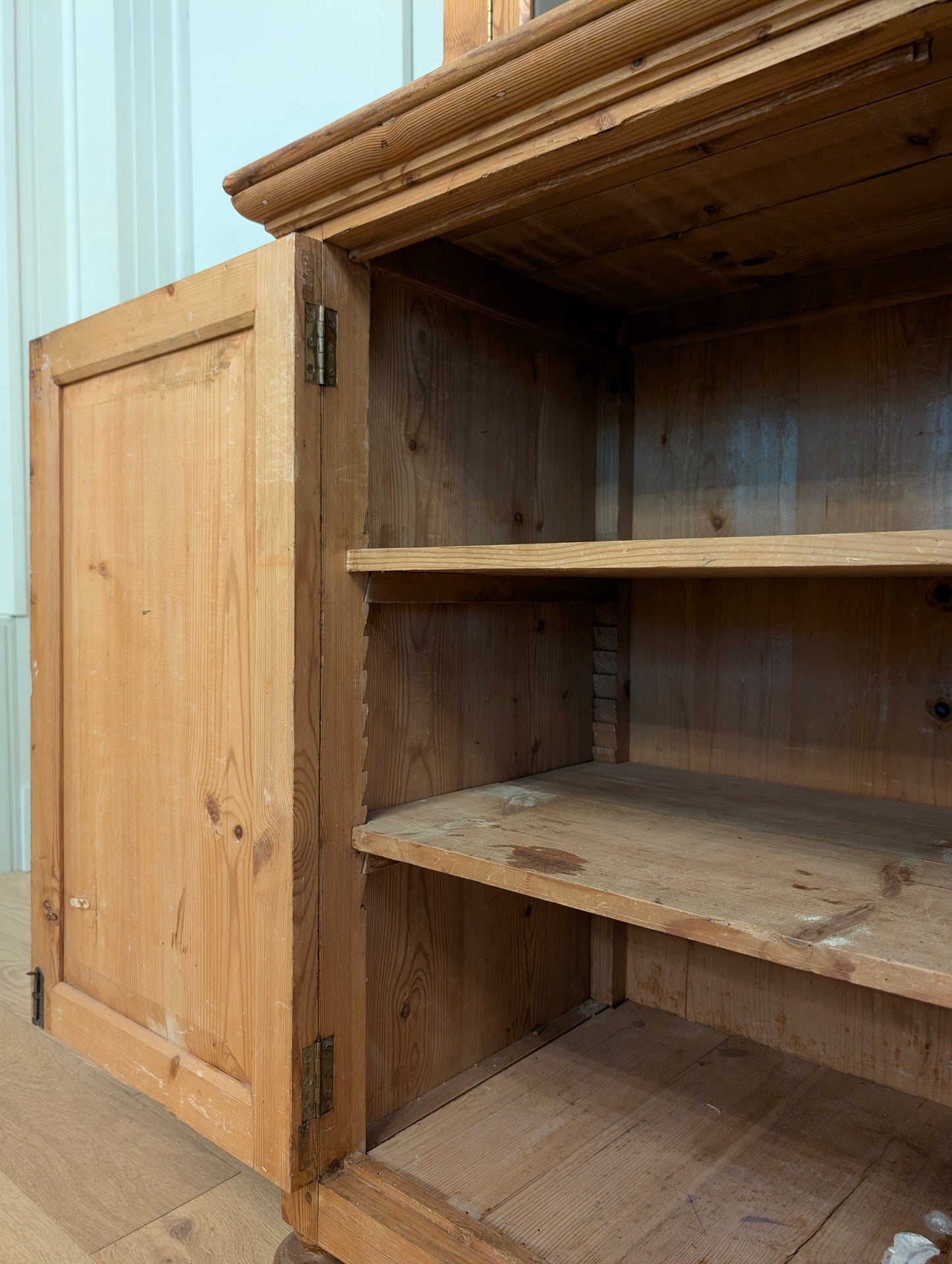 2pc Glass Door Hutch