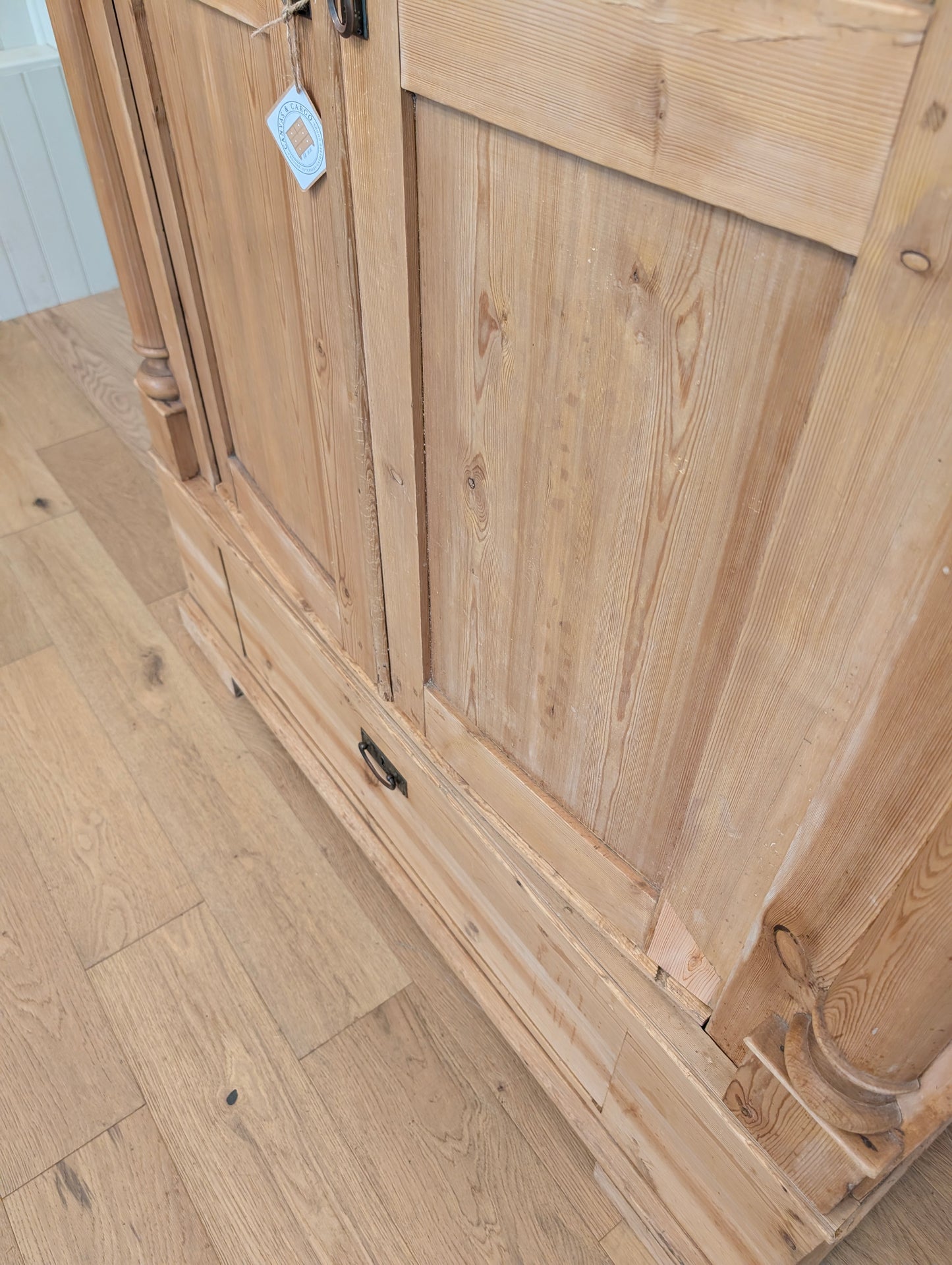Turned Post Two Door Wardrobe