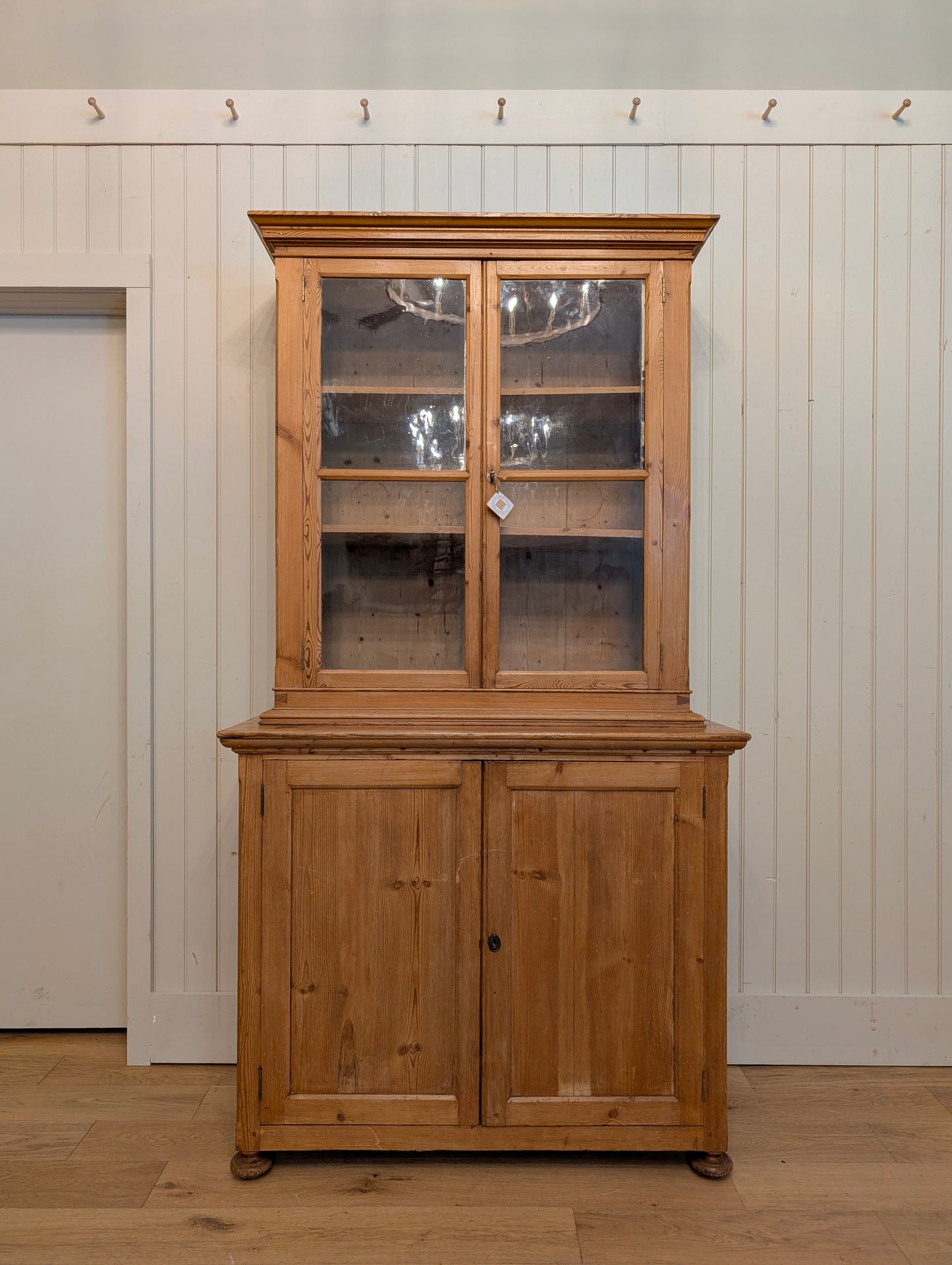 2pc Glass Door Hutch