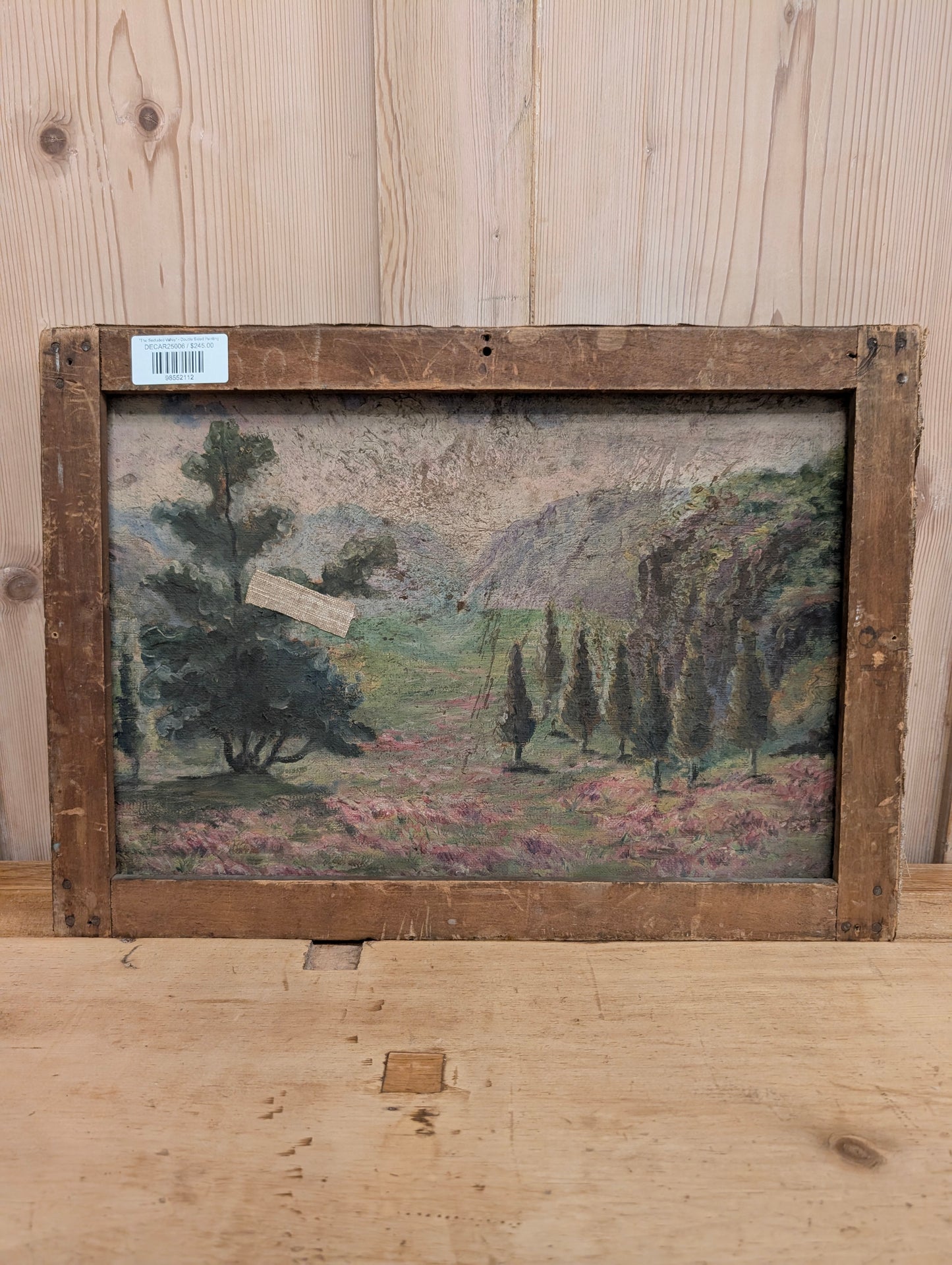 "The Secluded Valley" - Double Sided Painting