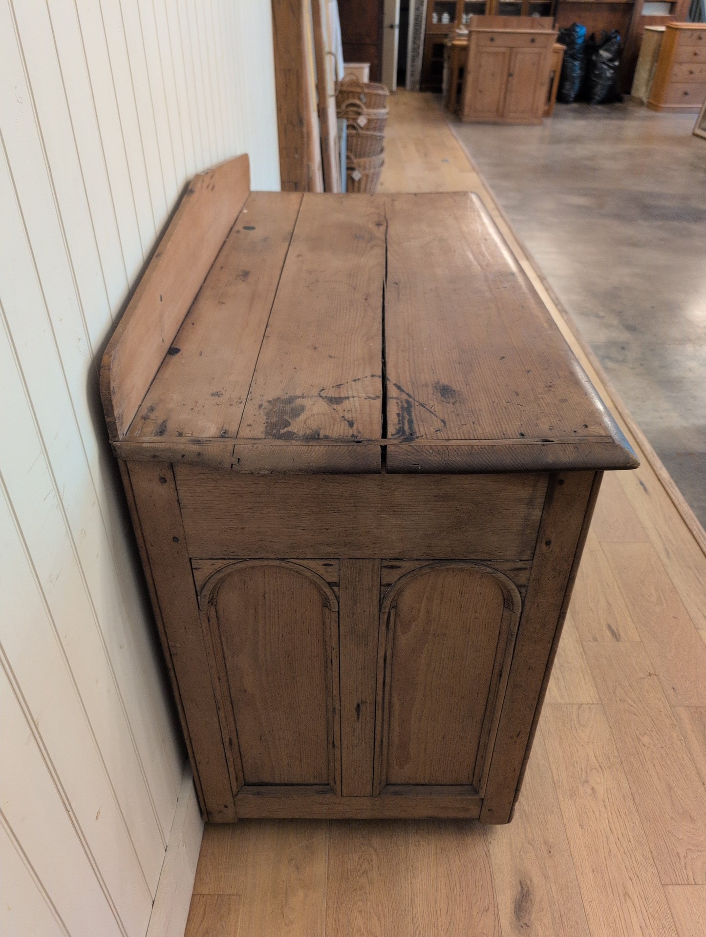 Arched Door Pine Sideboard