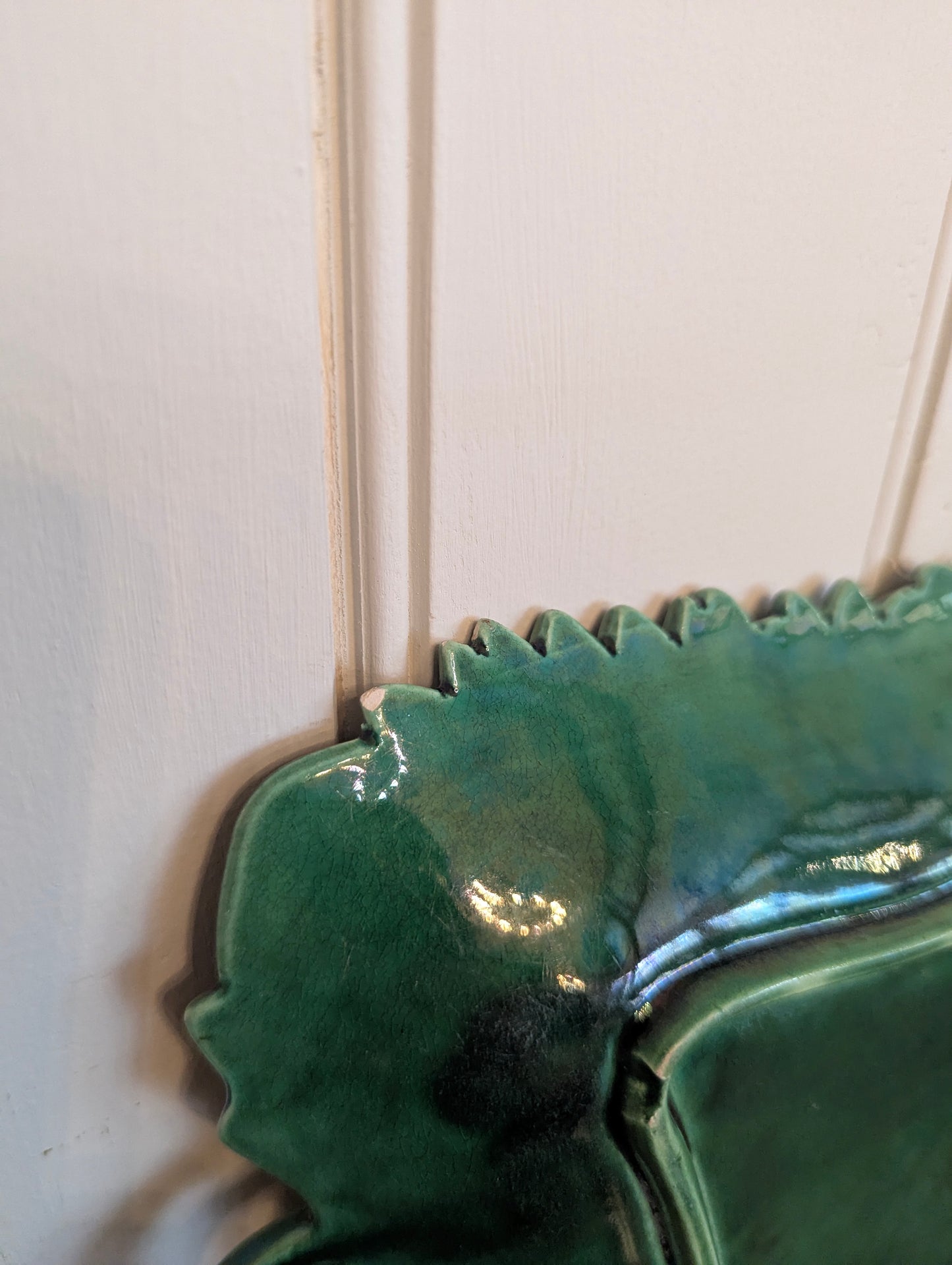 Majolica Oak Leaf and Acorn Platter