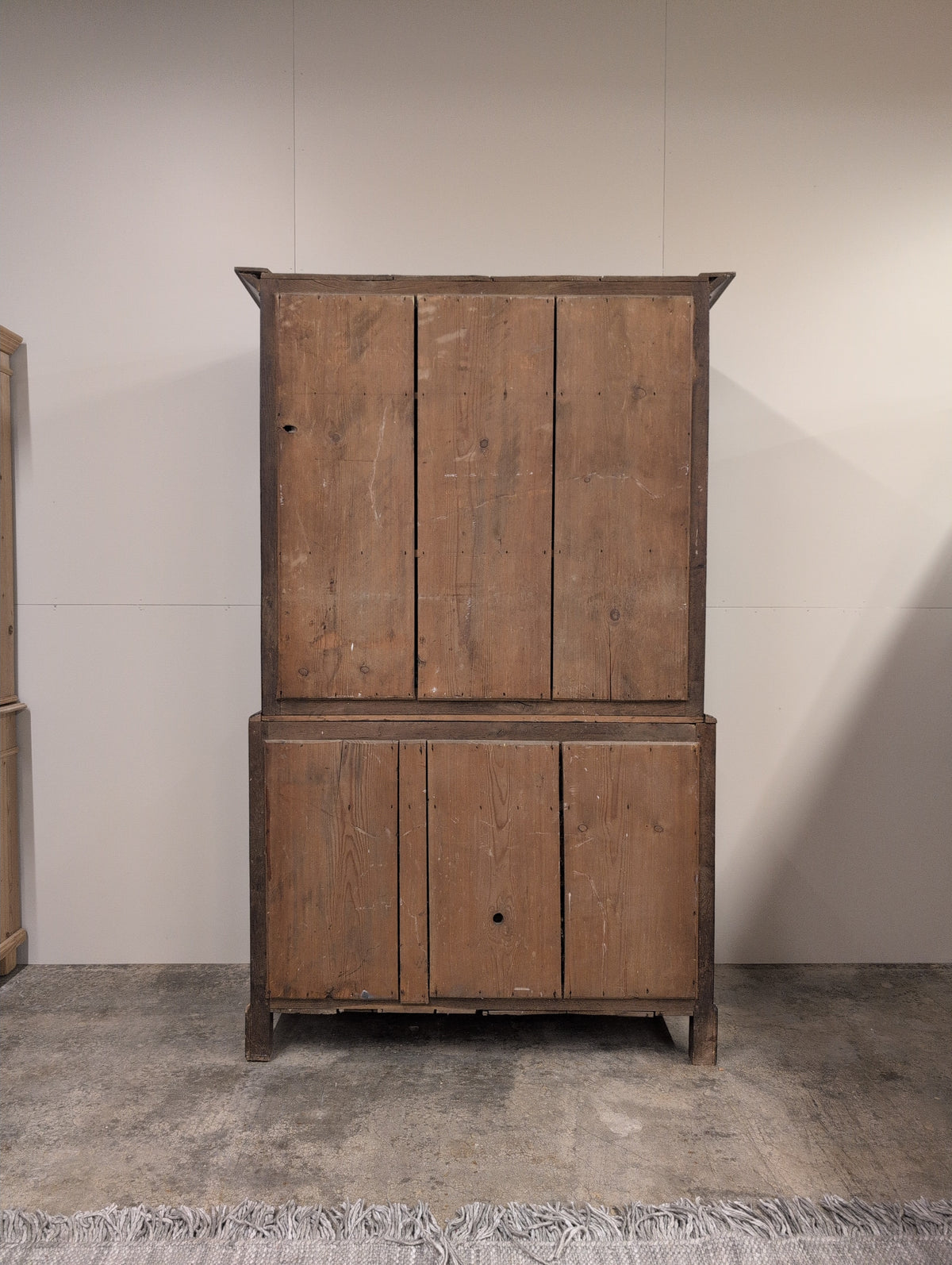 English Oak 2 Over 2 Linen Press