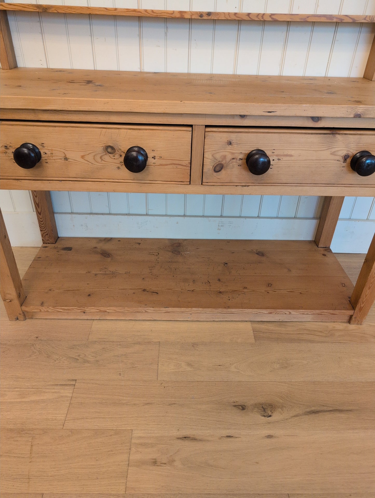English Pine Potboard Hutch