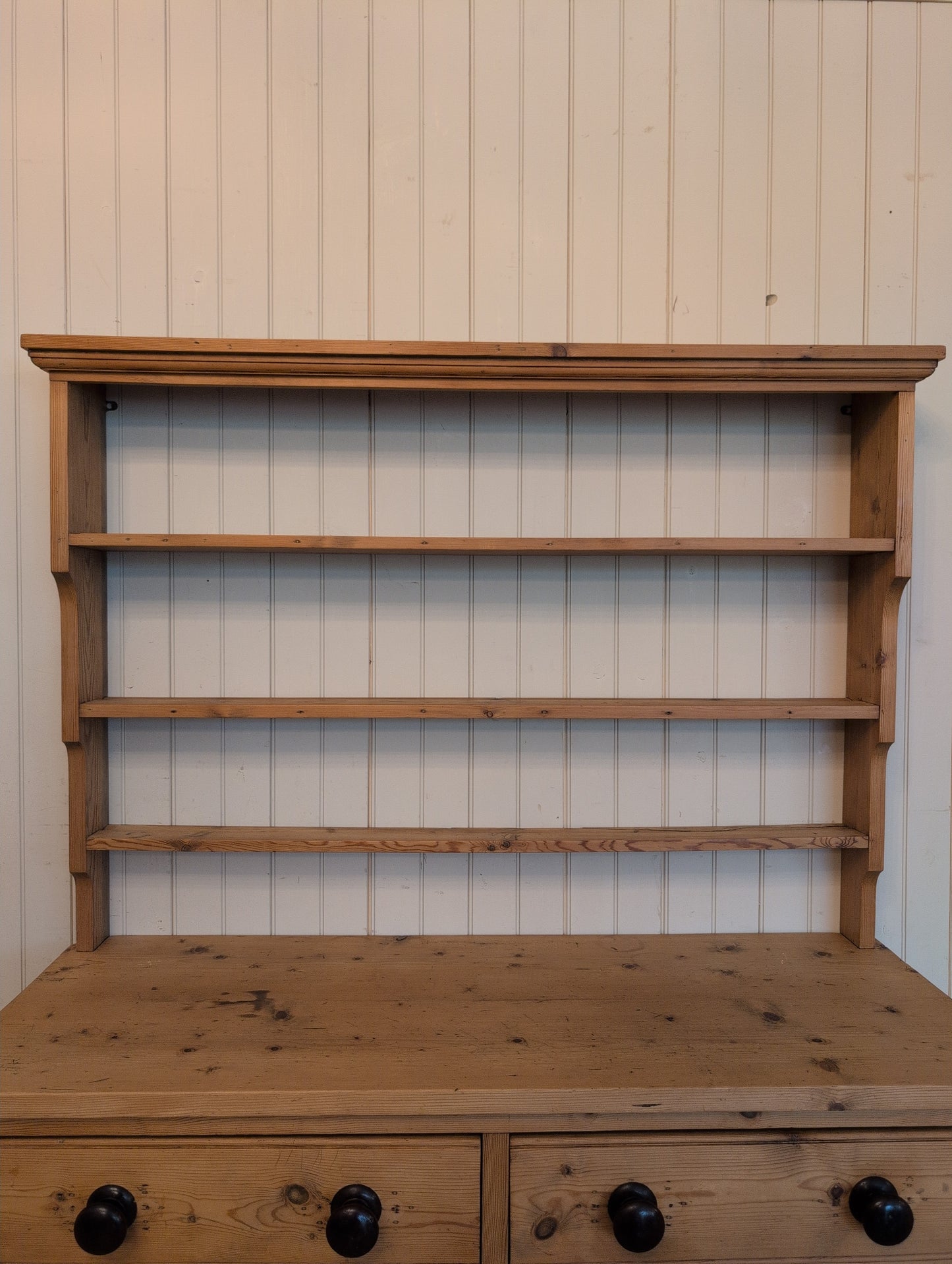 English Pine Potboard Hutch