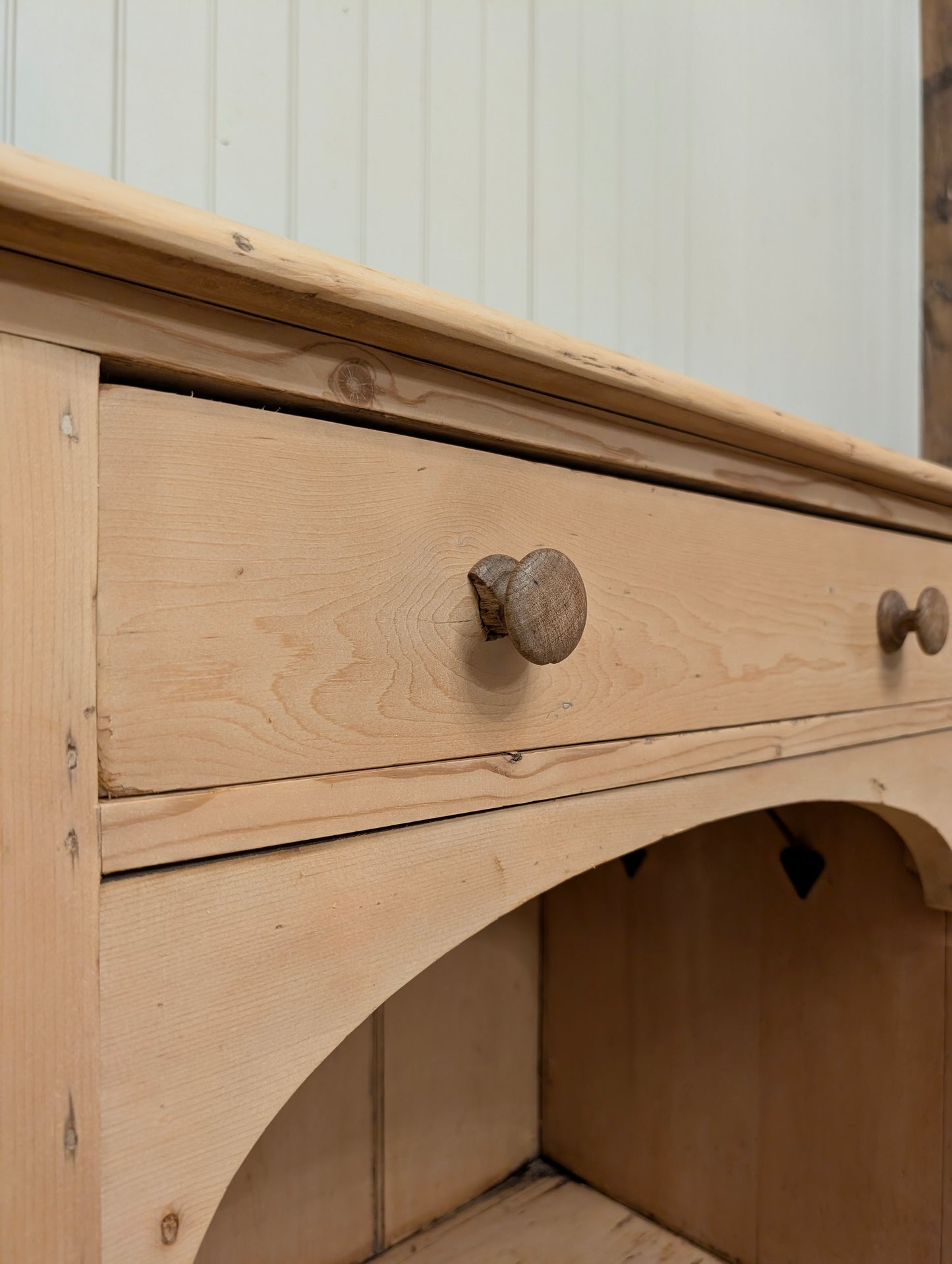 English Pine Dog Kennel Sideboard