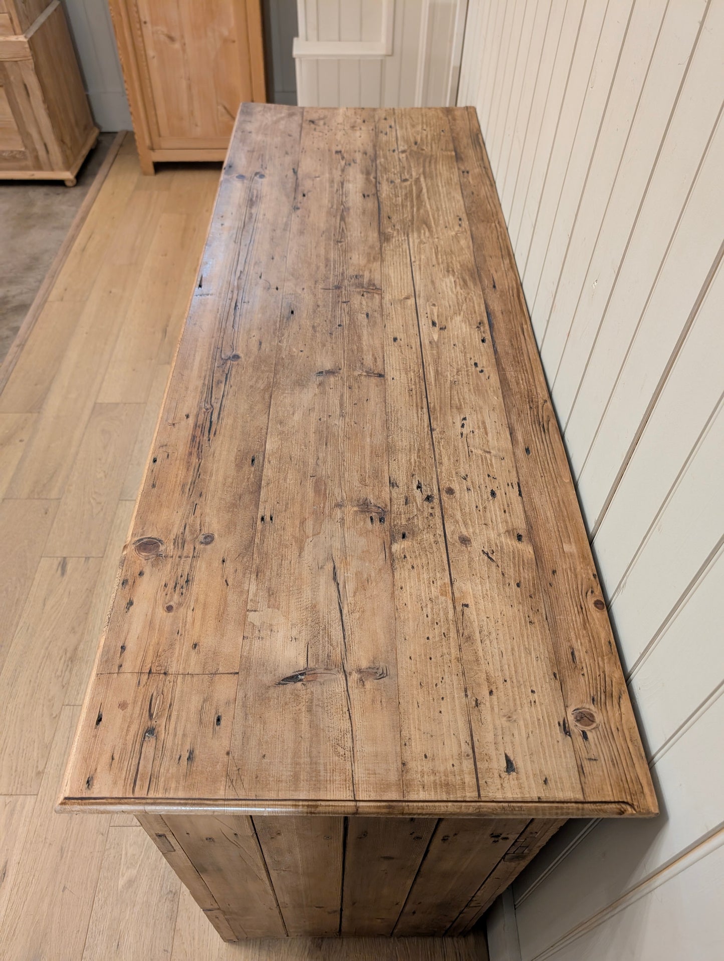 3 Over 3 English Pine Sideboard