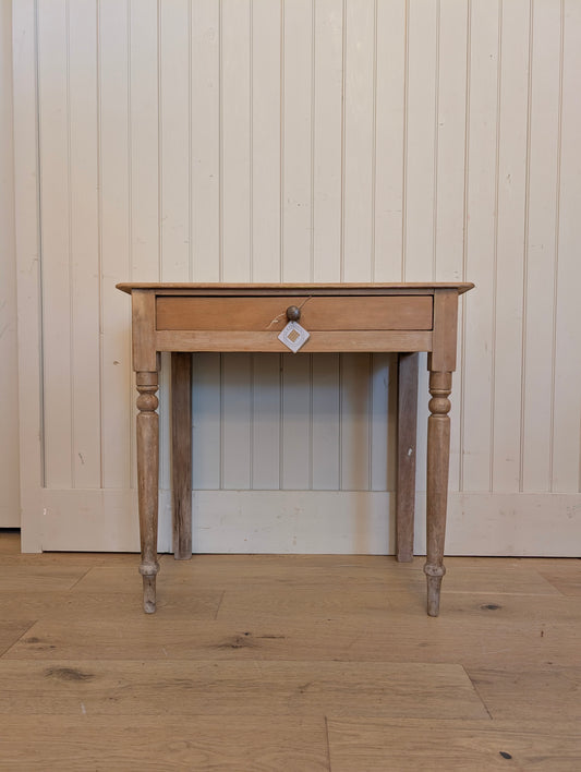 Single Drawer Pine Side Table