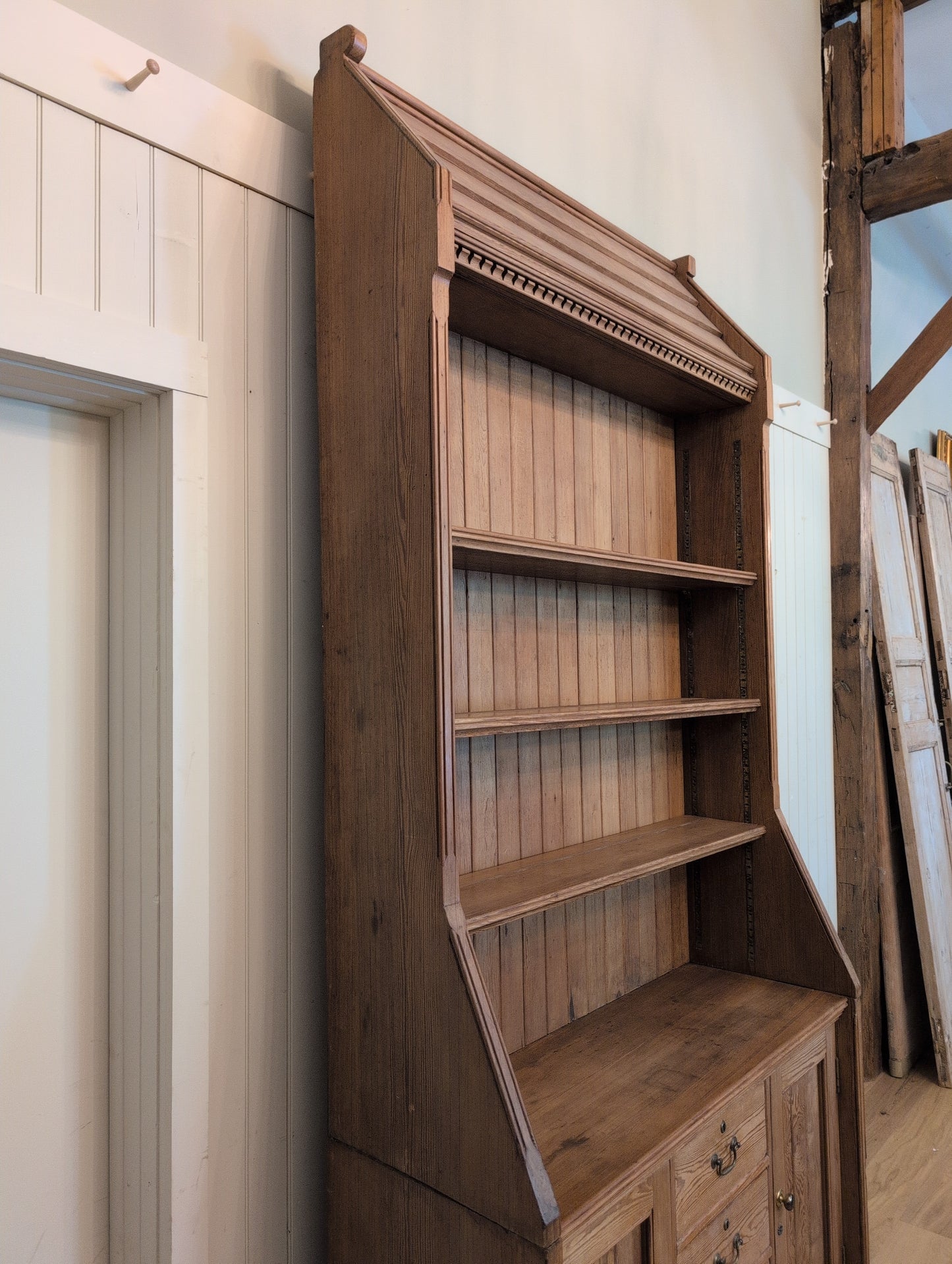Edwardian Pine Church Hutch