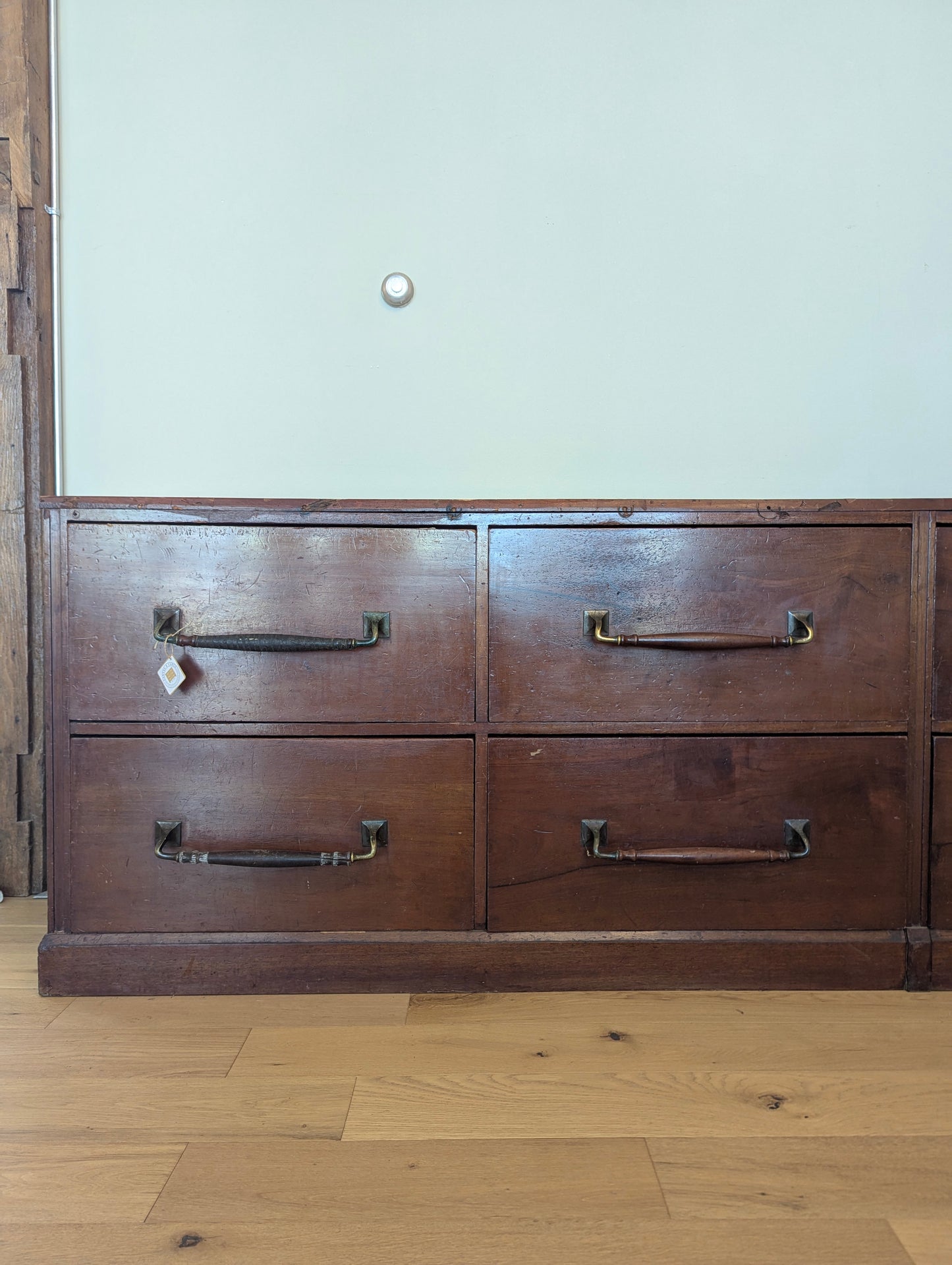 Mahogany Bank of 8 Drawers