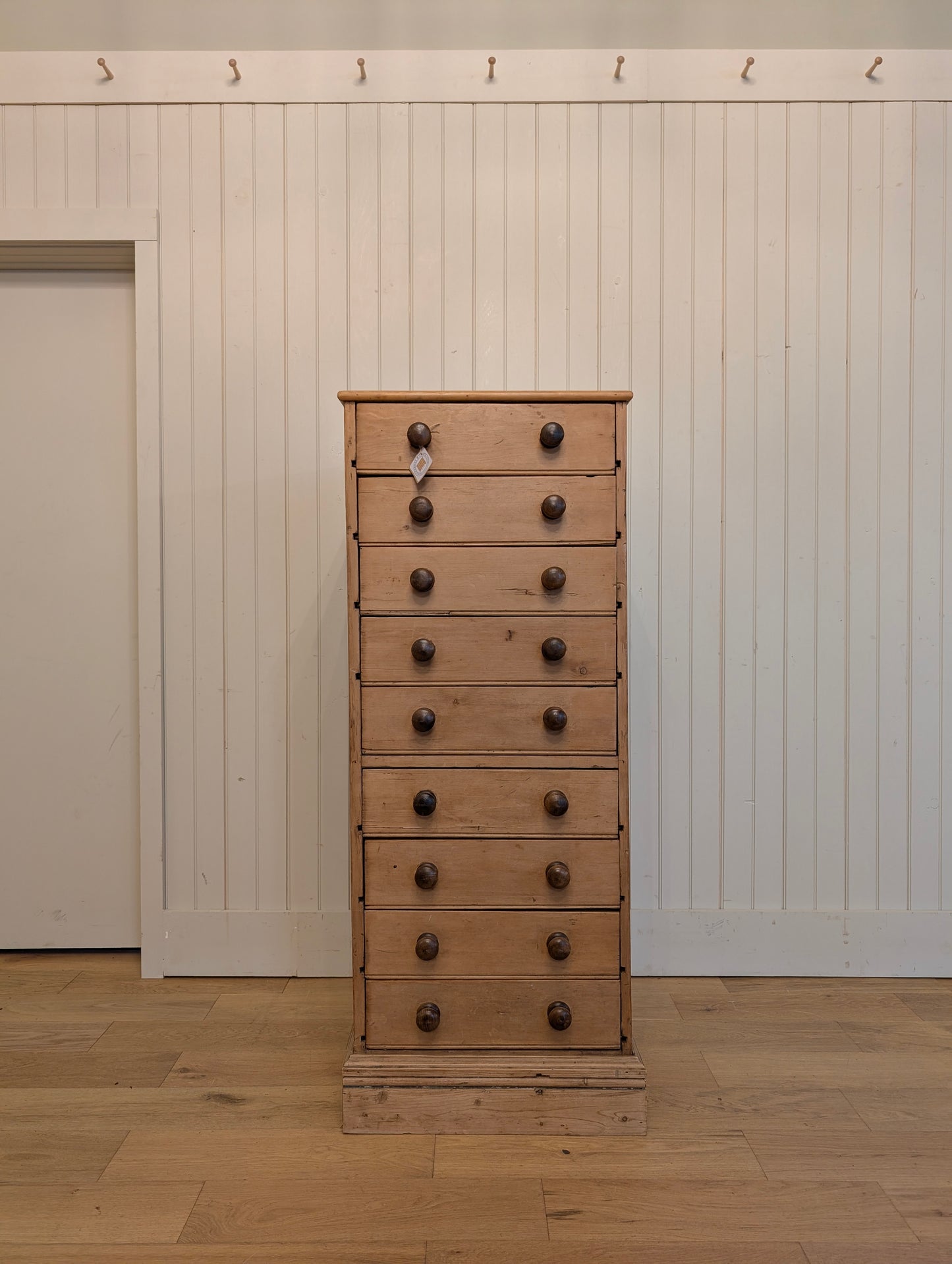 English Pine Specimen Cabinet