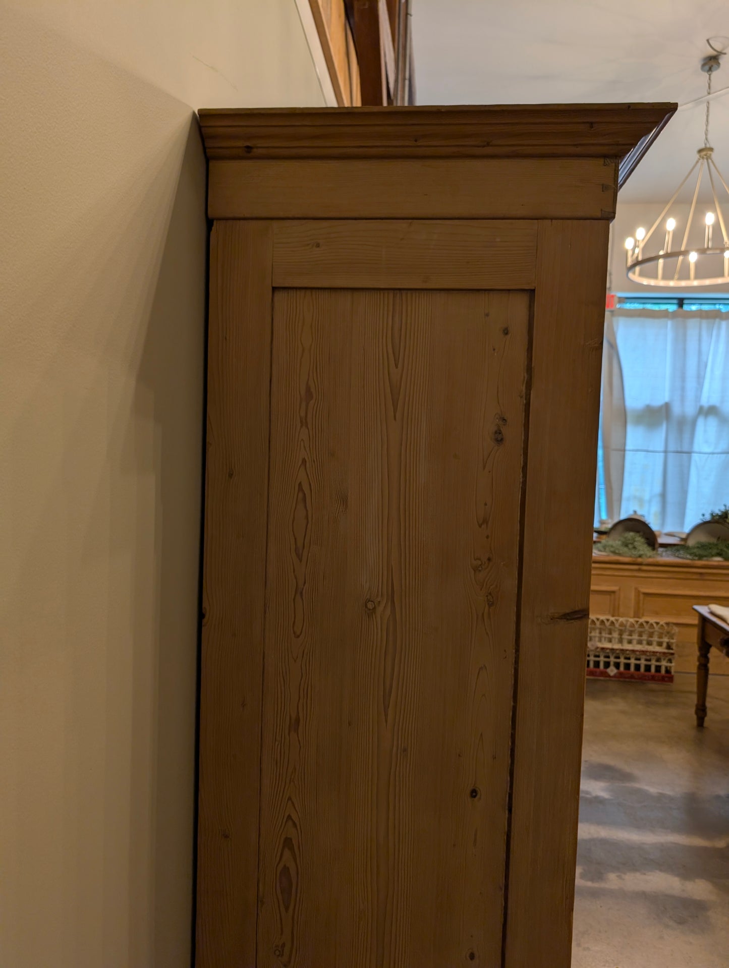 Mellow Pine Triple Door Wardrobe w/Mirror