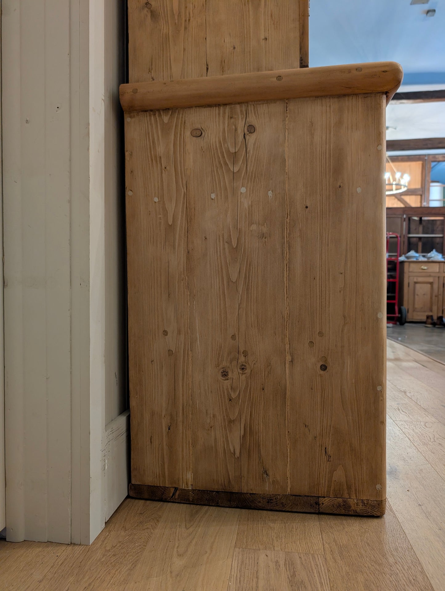 8ft Pine Scullery Cupboard