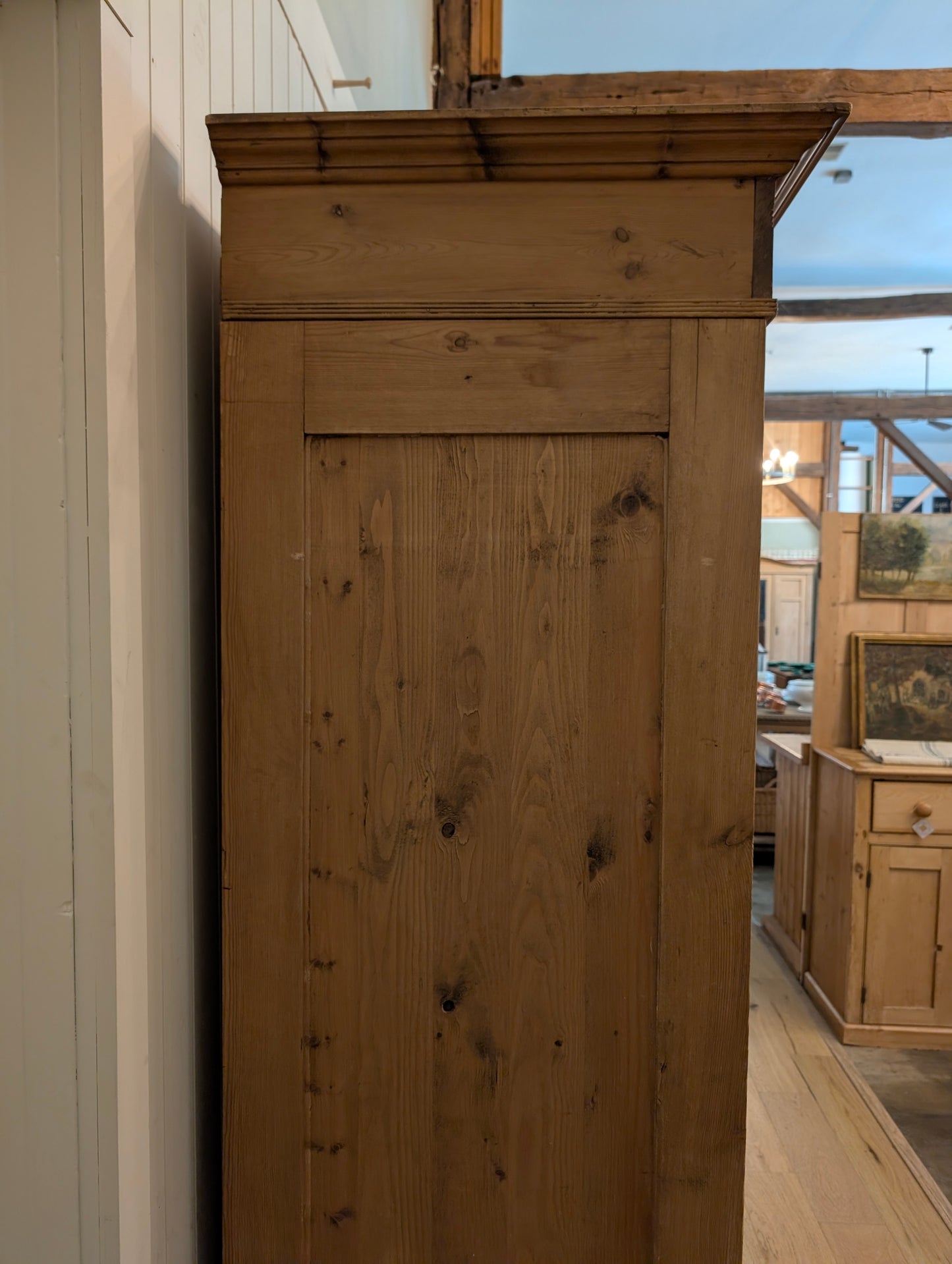 Scandinavian Knockdown Wardrobe w/Mirror