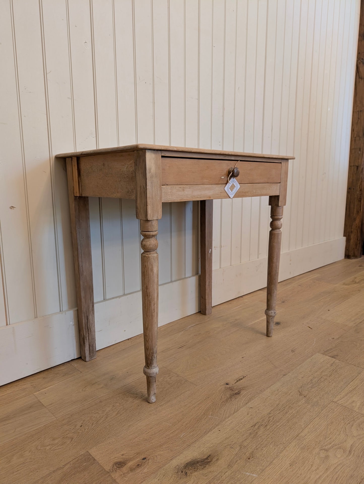 Single Drawer Pine Side Table
