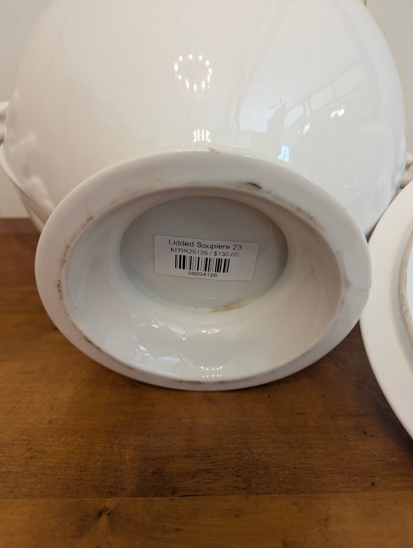 Lidded Ironstone Soupiere 23