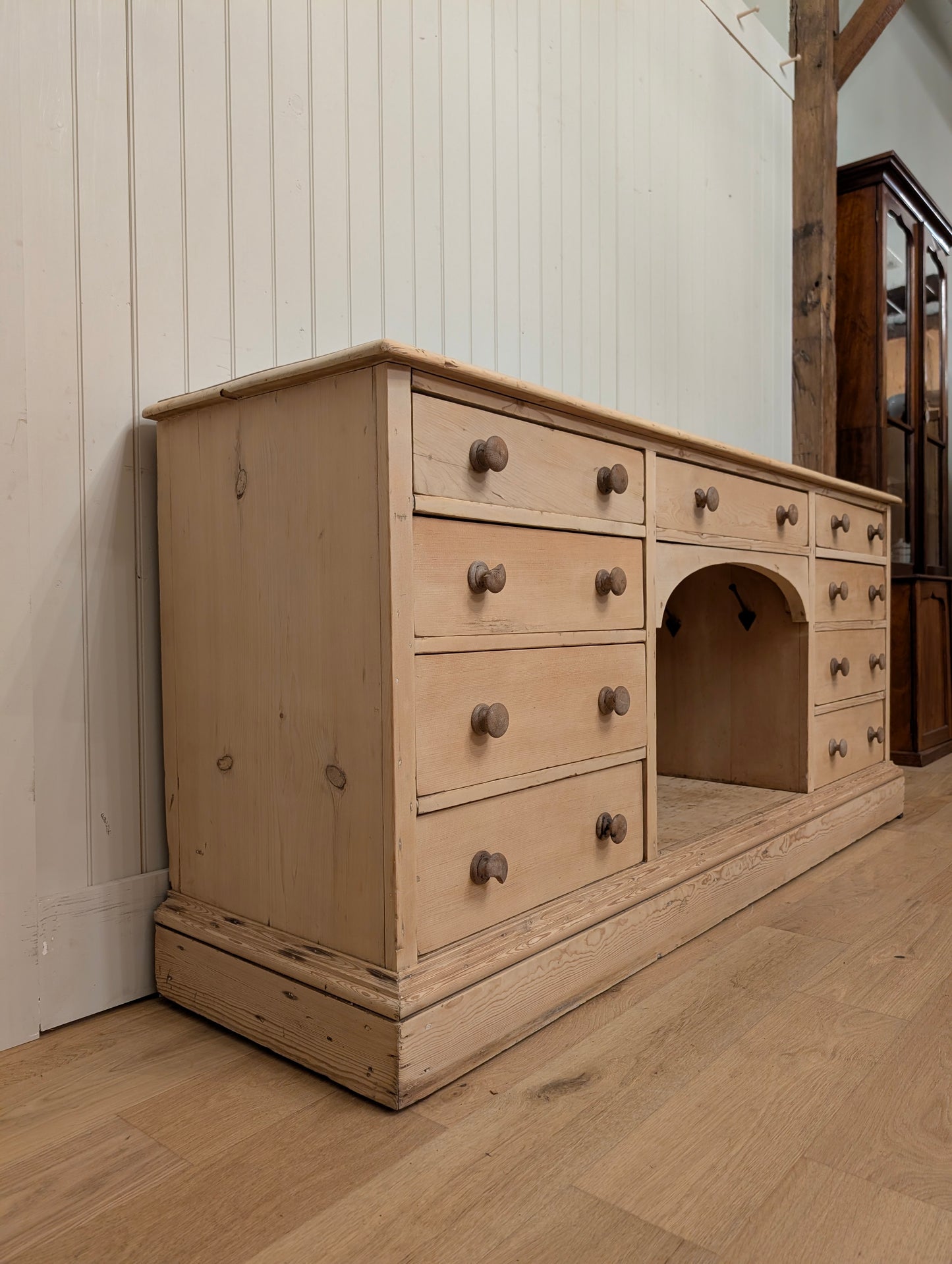 English Pine Dog Kennel Sideboard