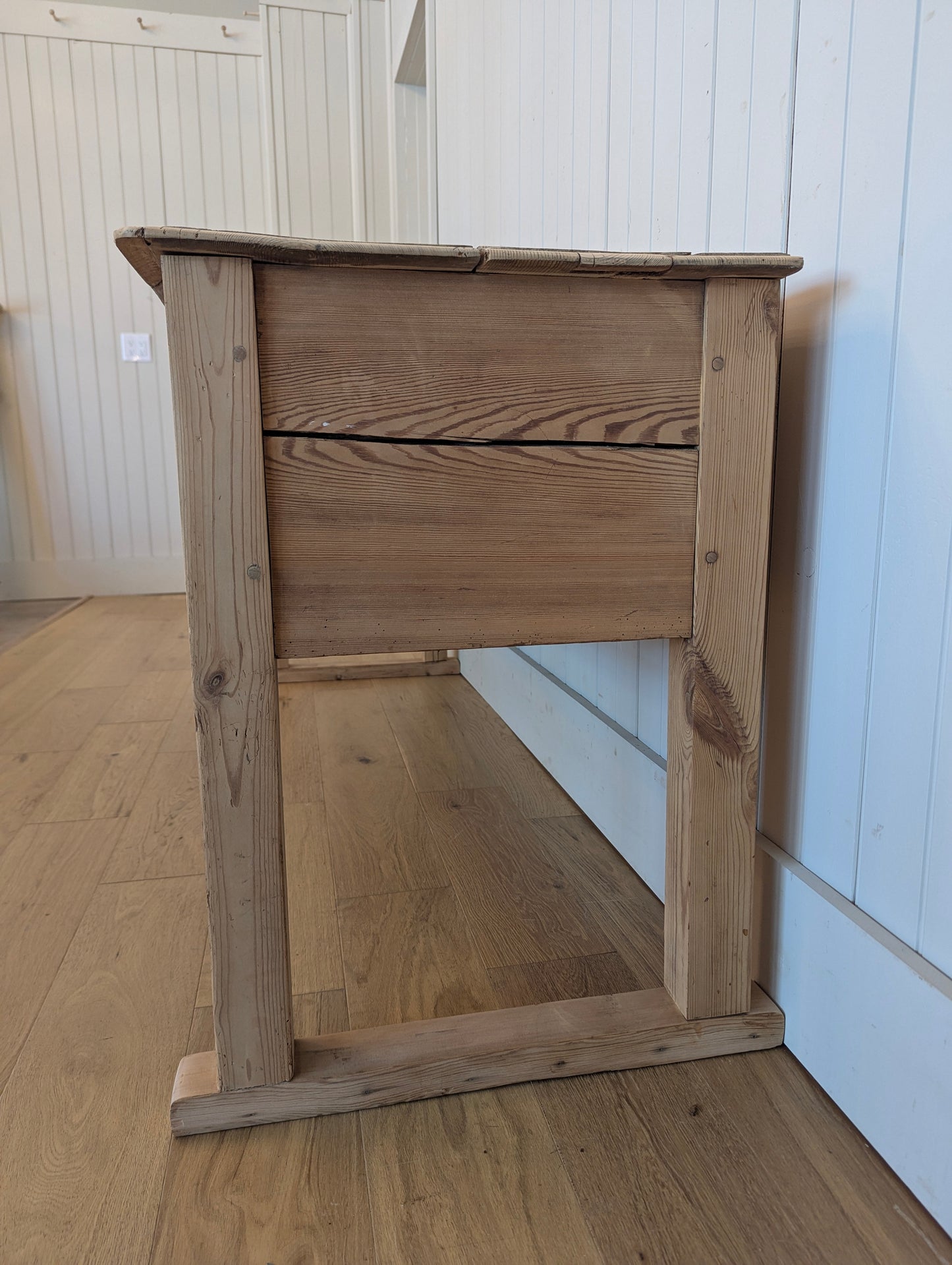 3 Drawer Pine Console Table