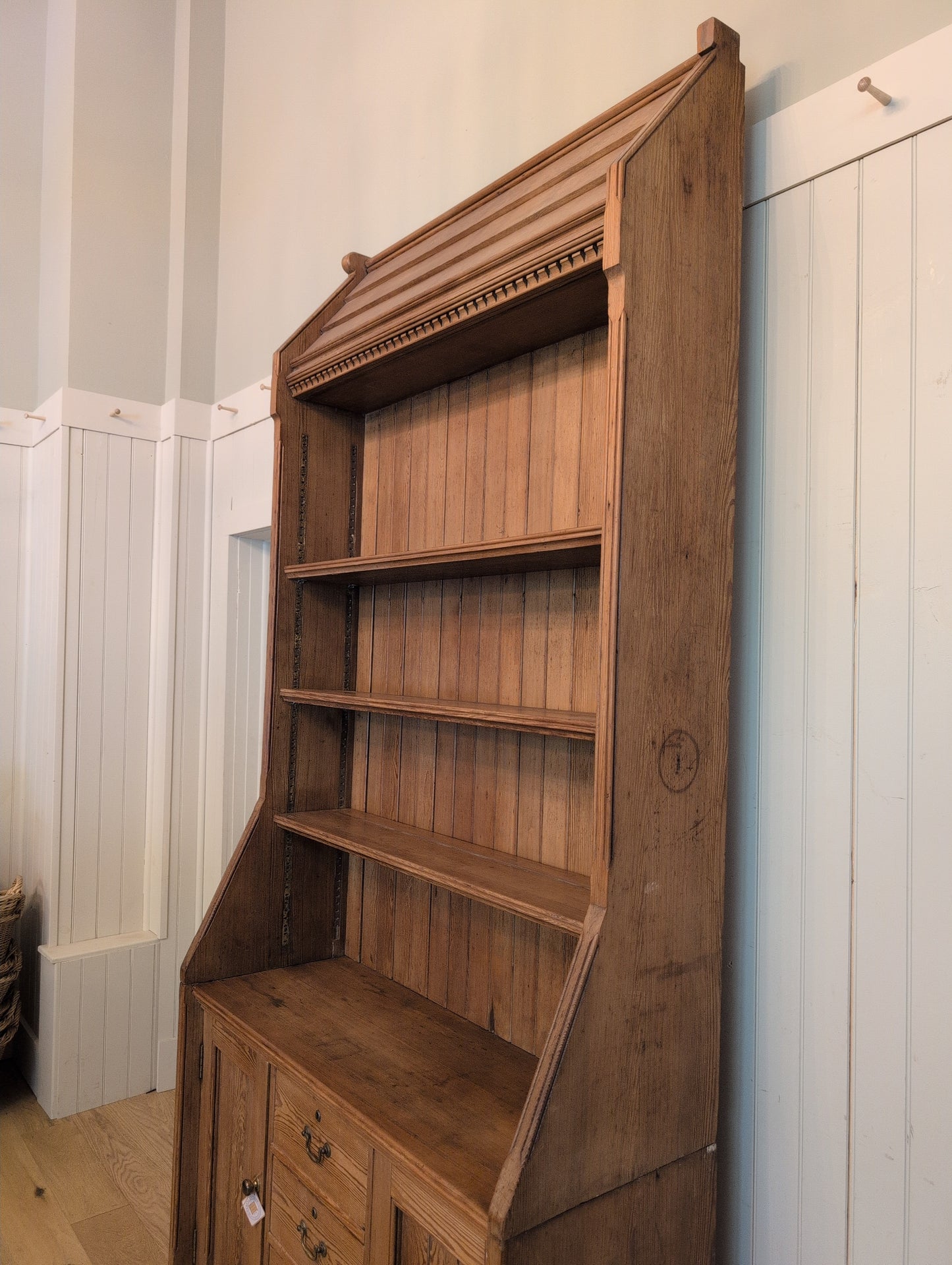 Edwardian Pine Church Hutch