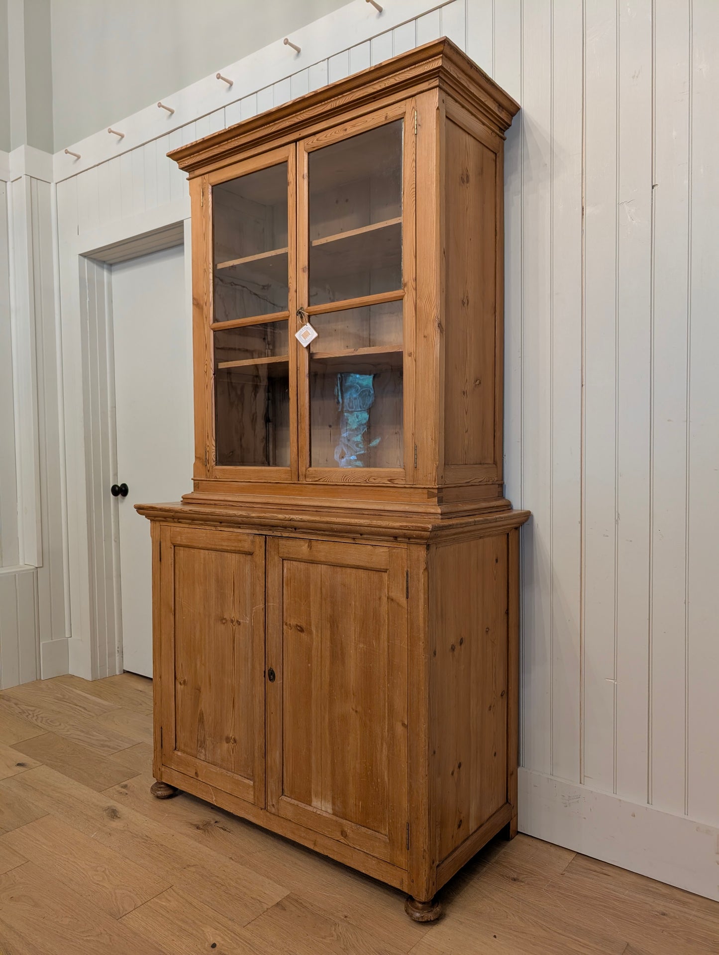 2pc Glass Door Hutch